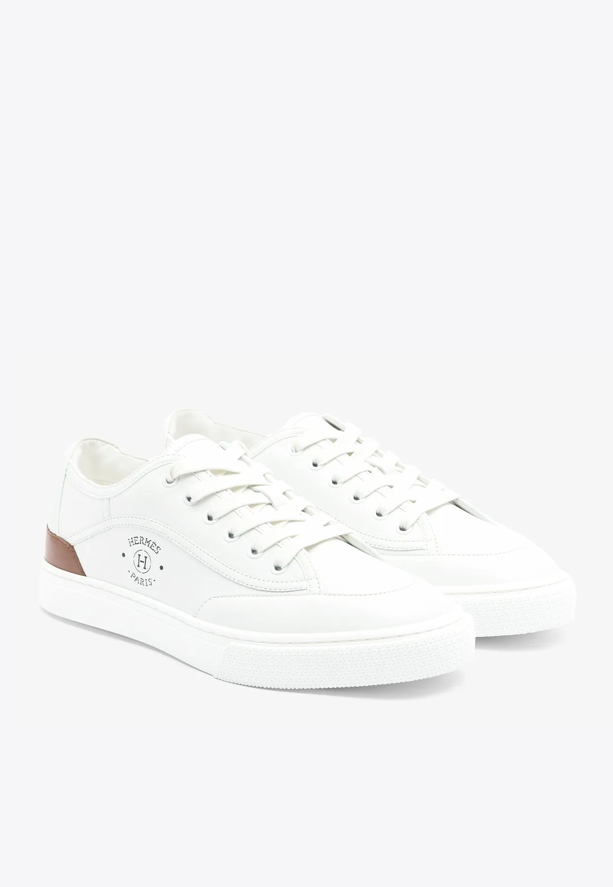 Get Low-Top Sneakers in White Calfskin