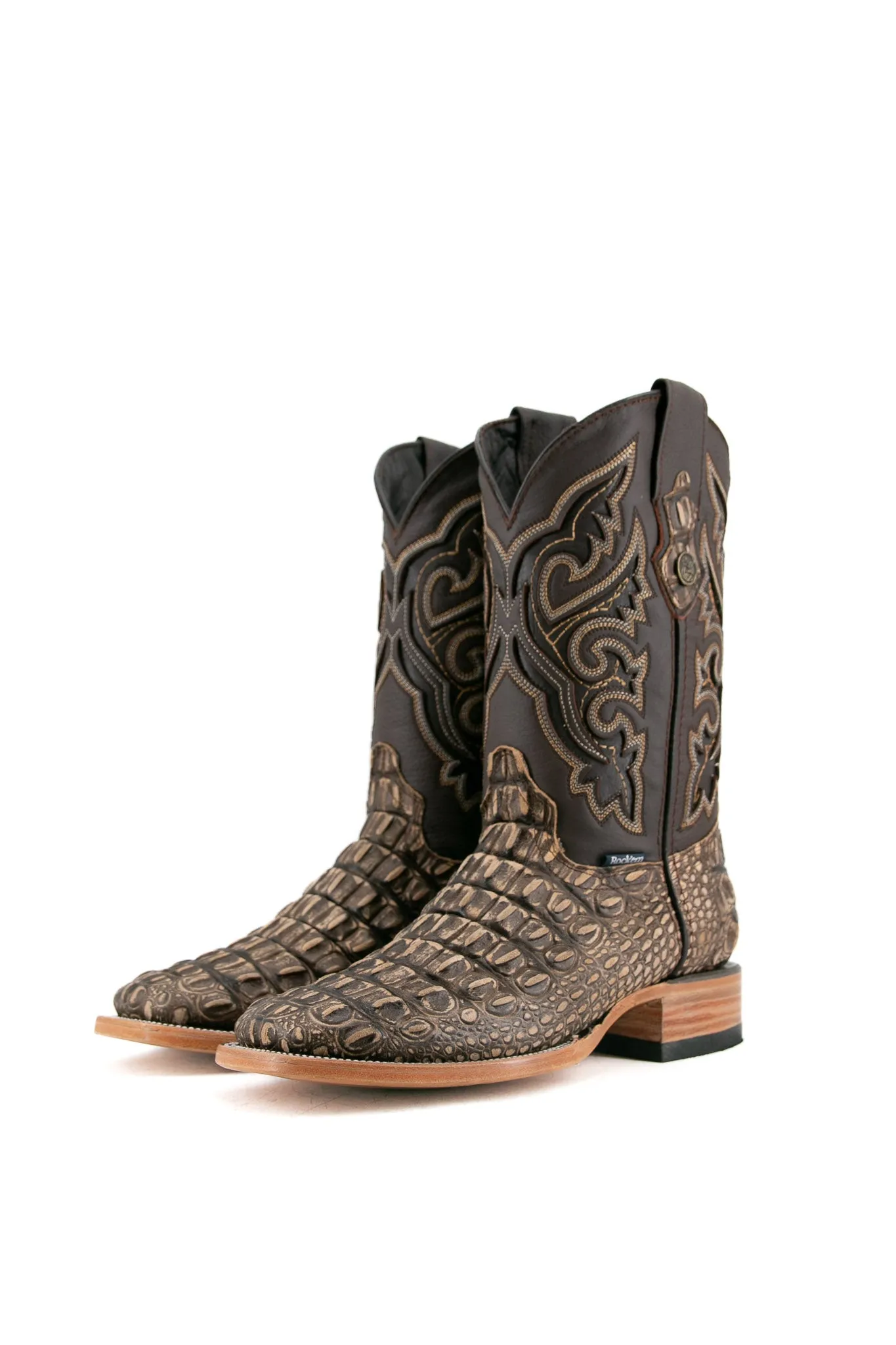 Giant Caiman Hornback Square Toe Cowboy Boot