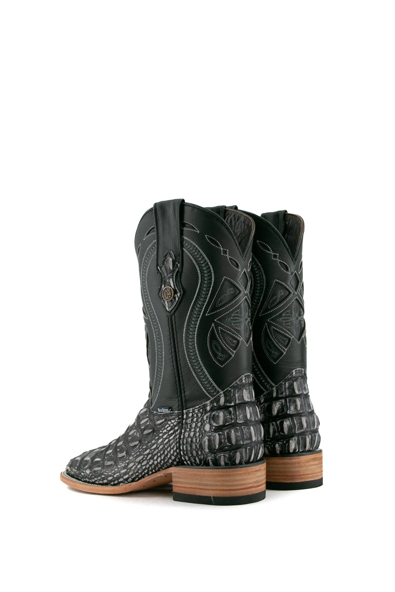 Giant Caiman Hornback Square Toe Cowboy Boot