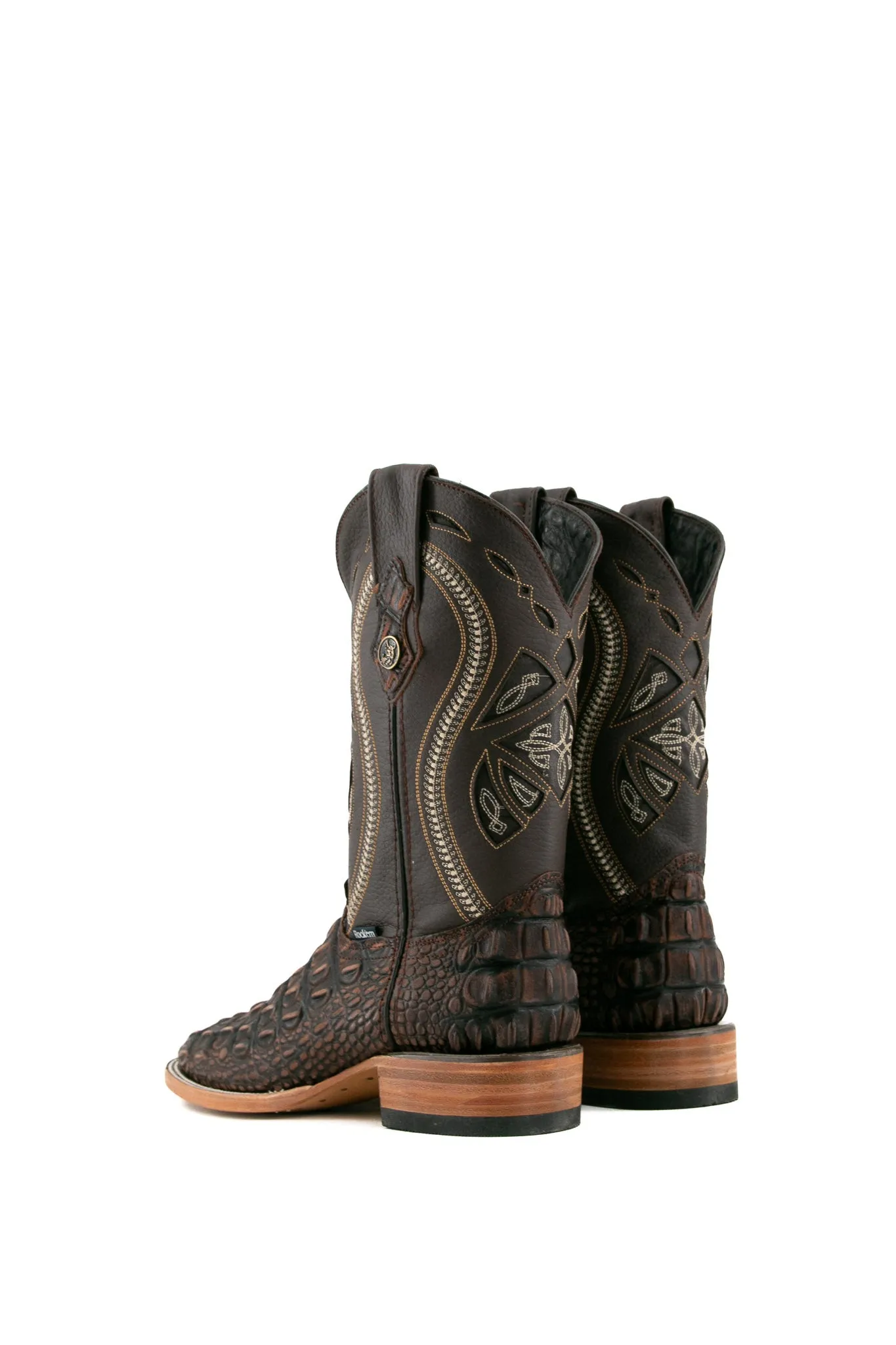 Giant Caiman Hornback Square Toe Cowboy Boot