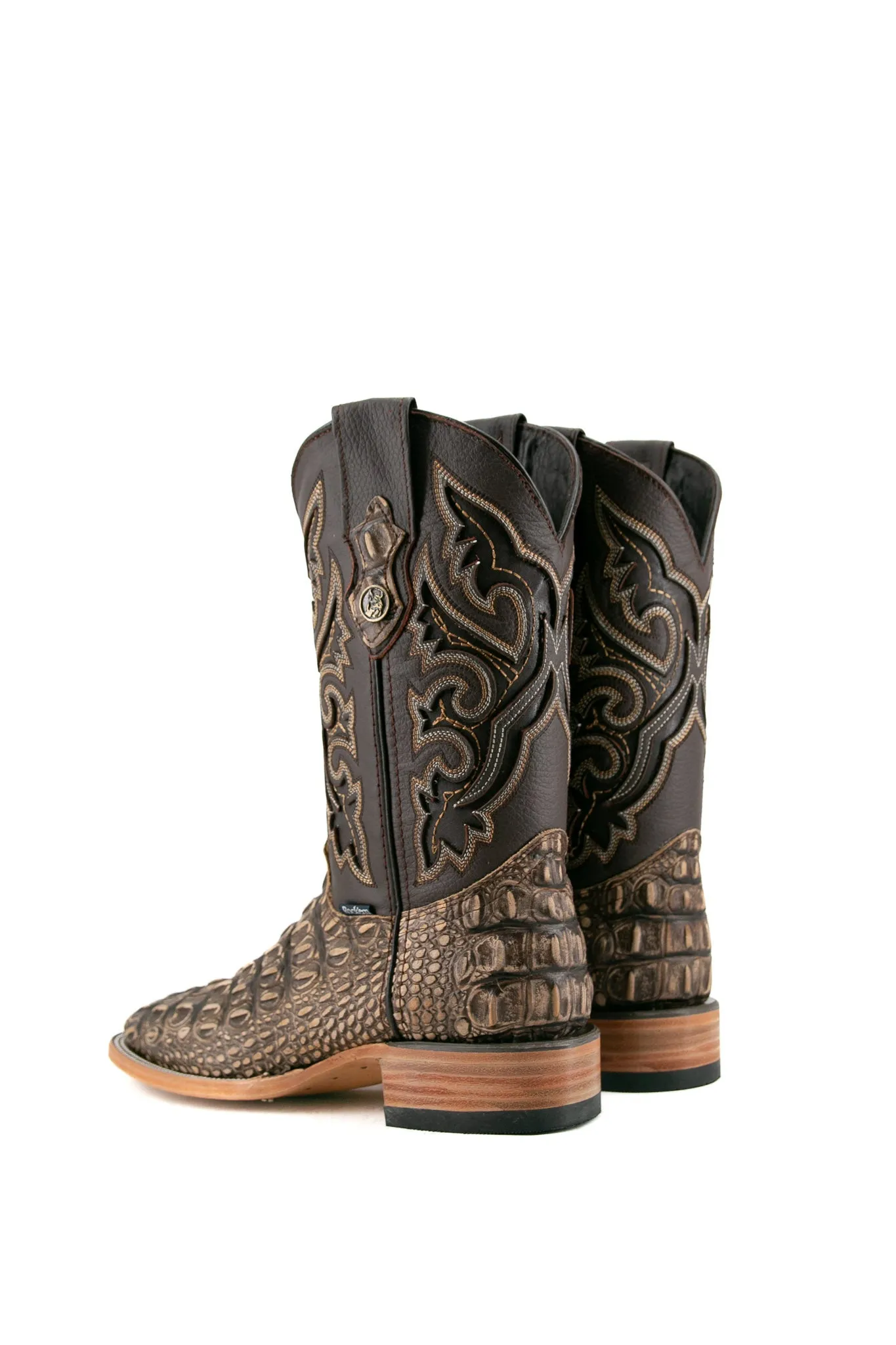 Giant Caiman Hornback Square Toe Cowboy Boot