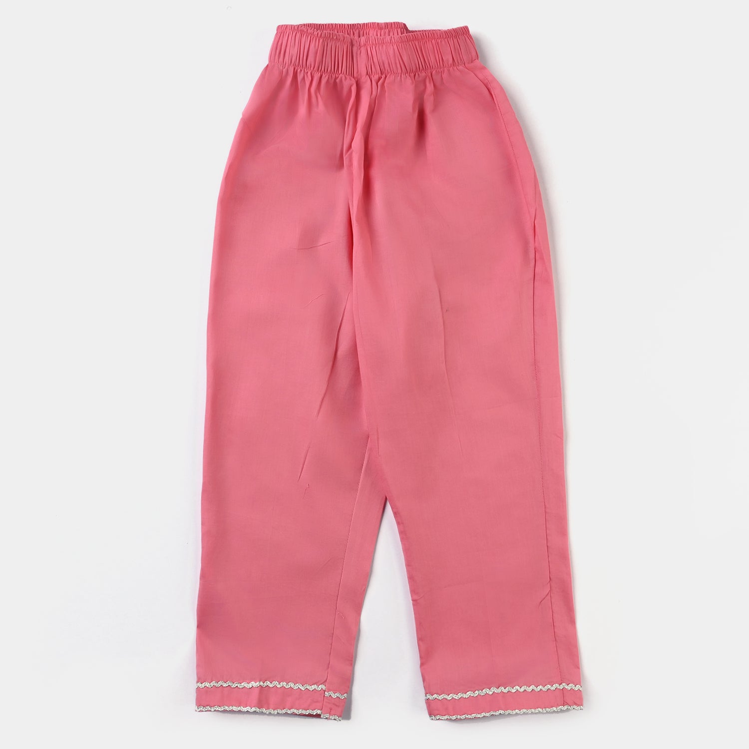 Girls Jacquard 2PC Suit Jashan-Coral