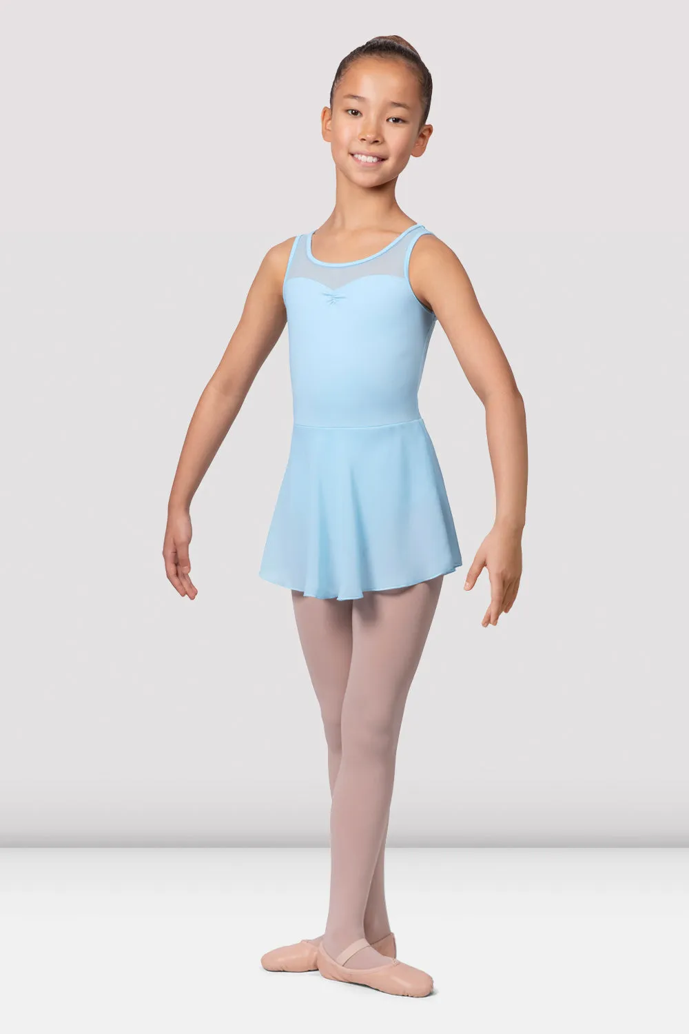 Girls Suki Open Back Skirted Leotard