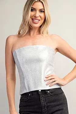 GM Rhinestone Corset Top