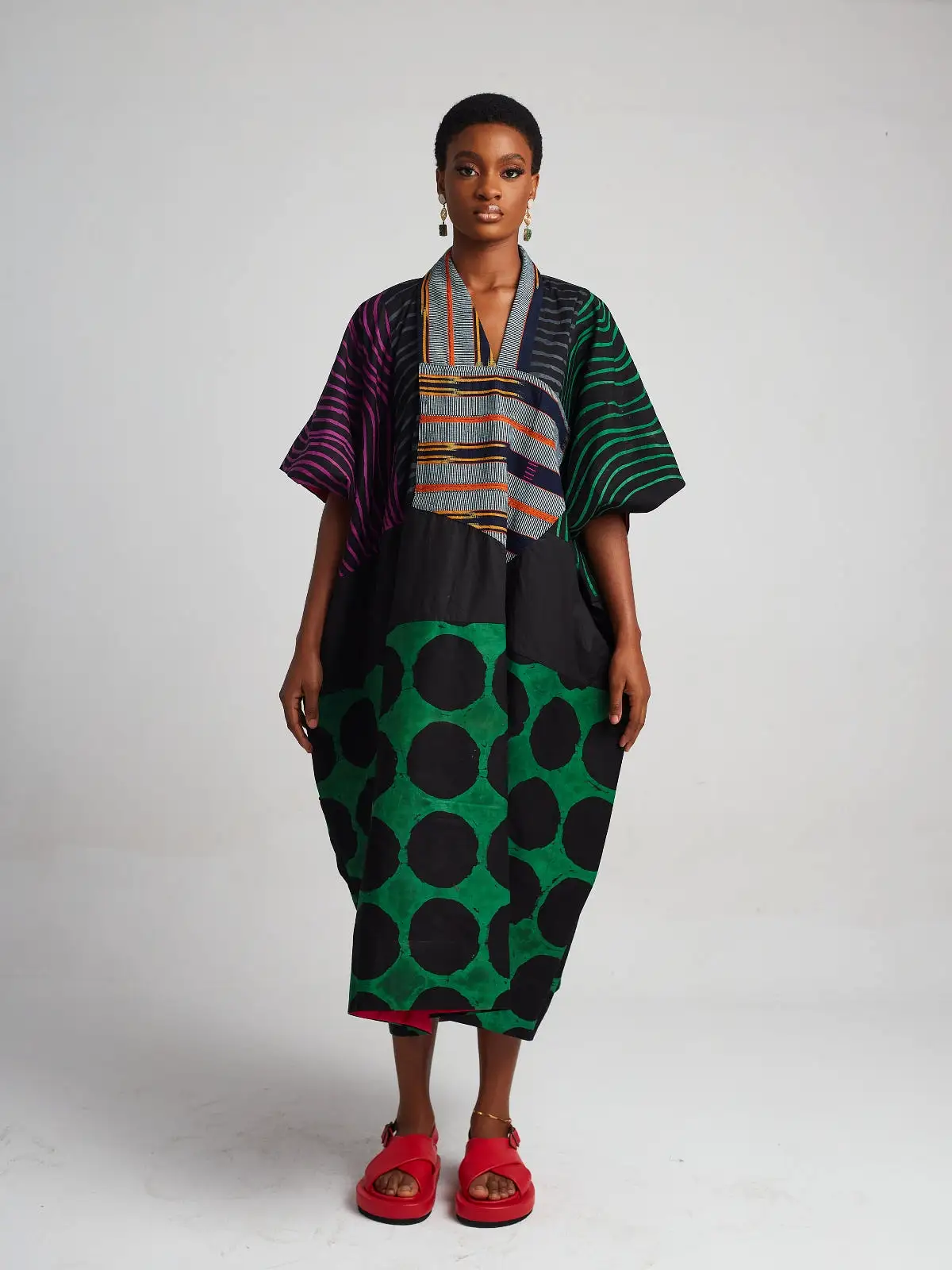 Green Abidjan Dress