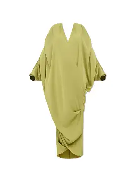 Green Tibara Kaftan Dress