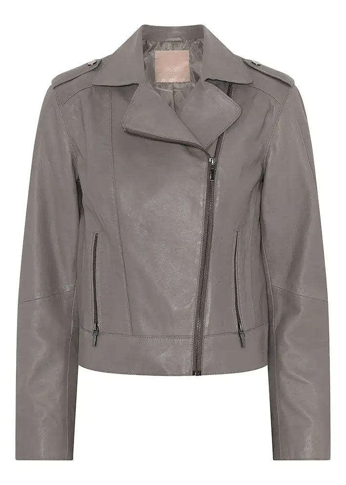 Gustav Dawn leather jacket 43300 Skindjakke - Grey