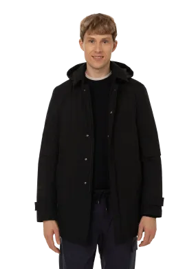 HERNO  Hooded jacket  - Black