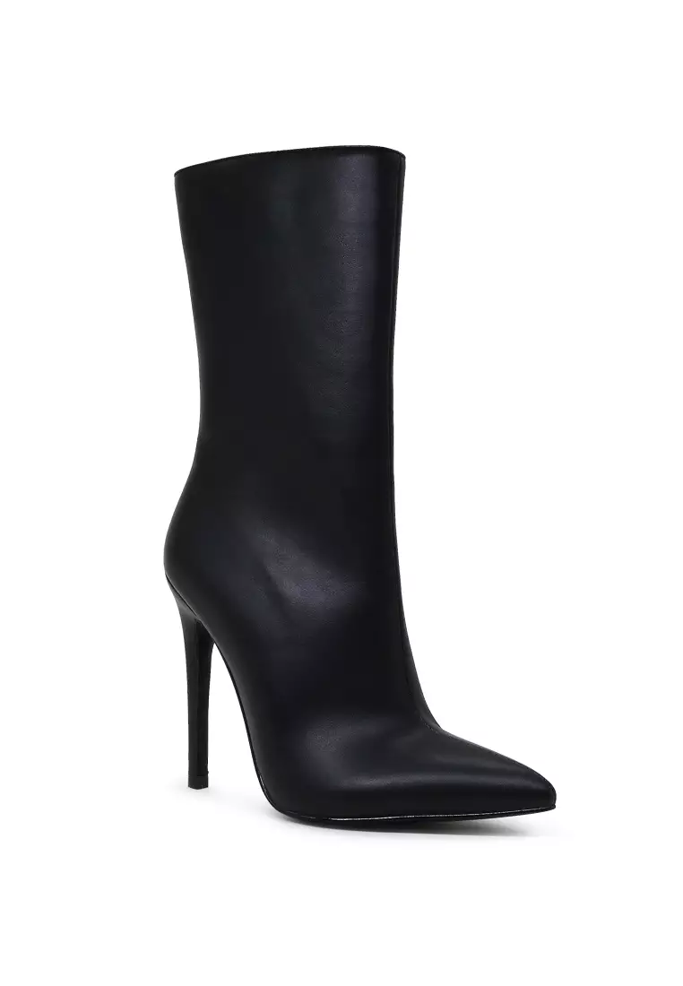 High Ankle Stiletto Boots