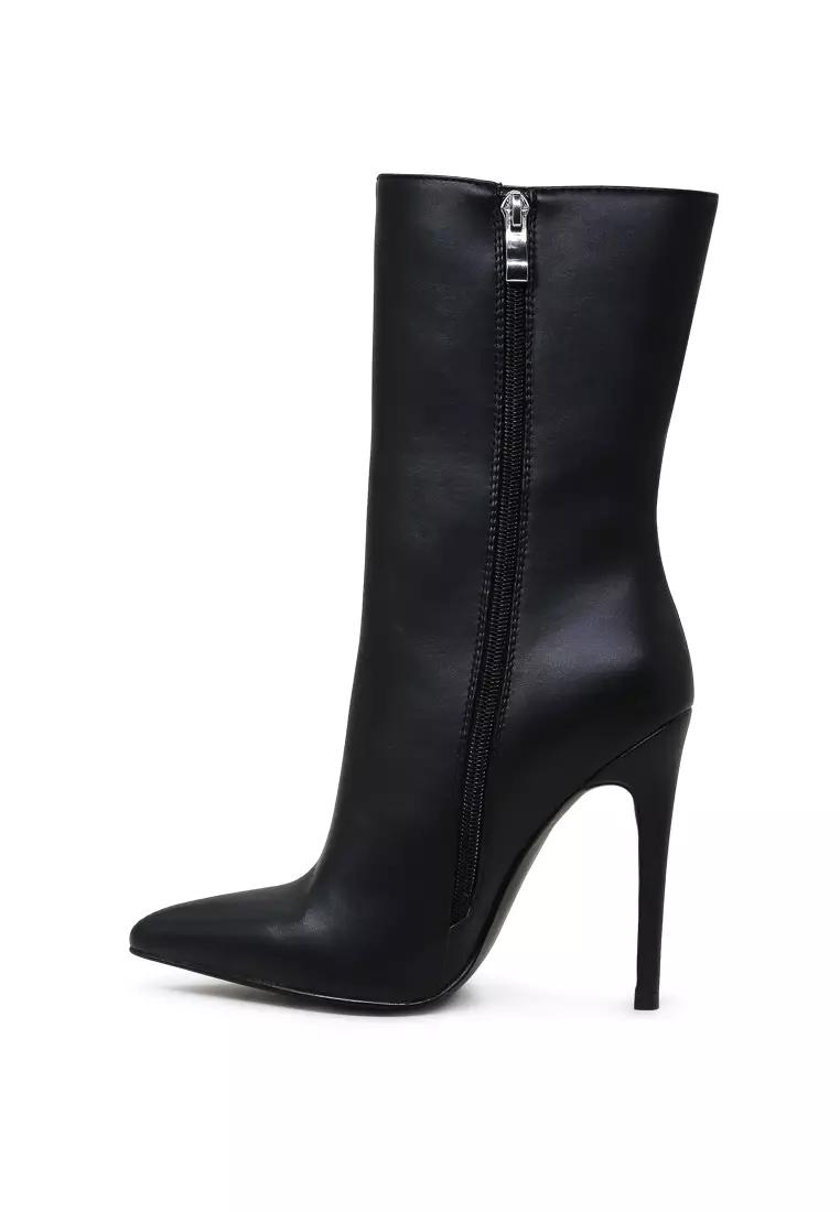 High Ankle Stiletto Boots