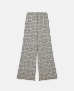 High-Rise Wide-Leg Wool Pants