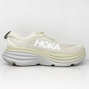 Hoka One One Mens Bondi 8 1127953 OKB Beige Running Shoes Sneakers Size 11 2E