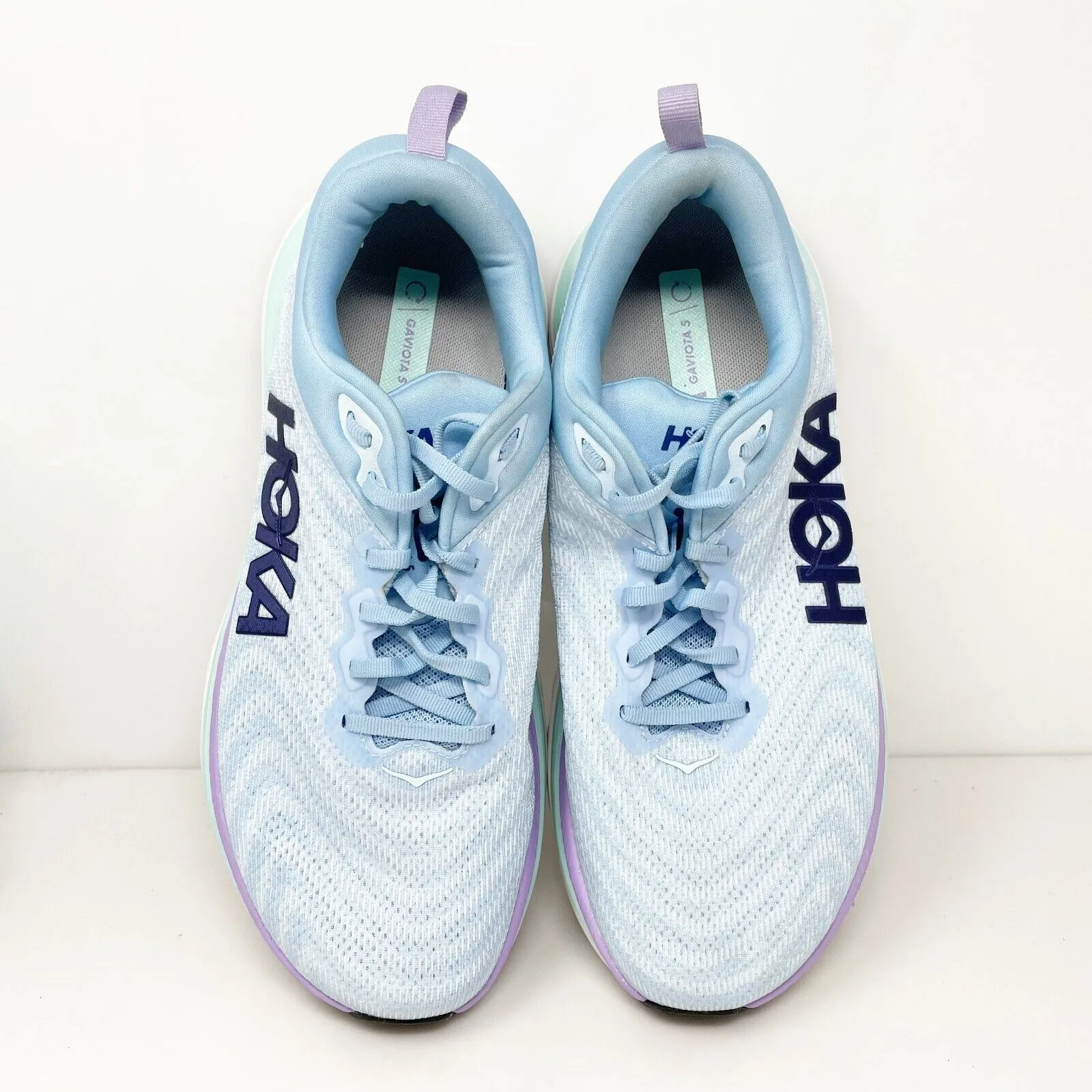 Hoka One One Womens Gaviota 5 1134270 ABSO Blue Running Shoes Sneakers Size 11 D