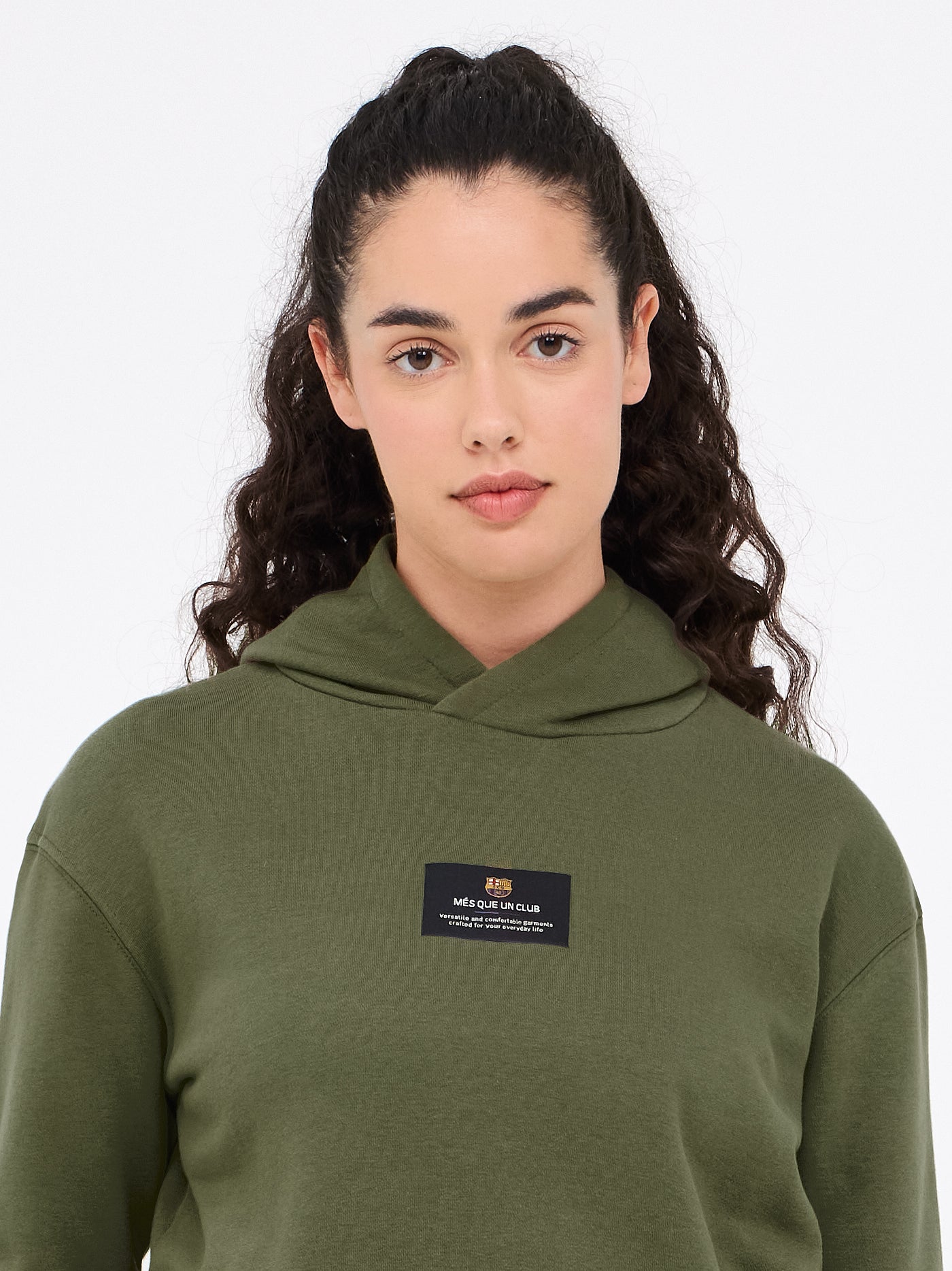 Hoodie khaki Bara - Women