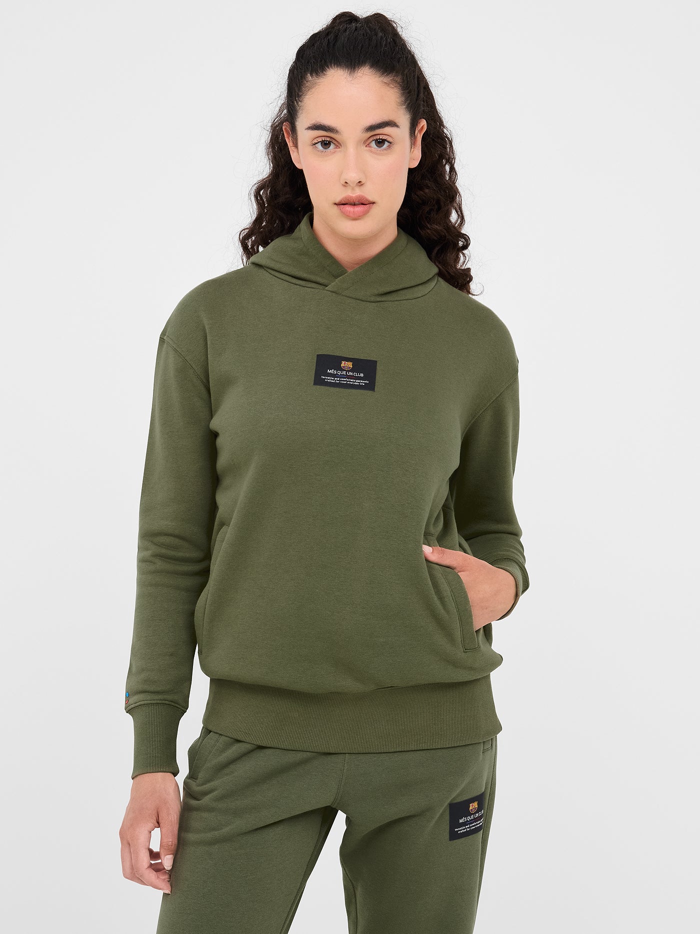 Hoodie khaki Bara - Women