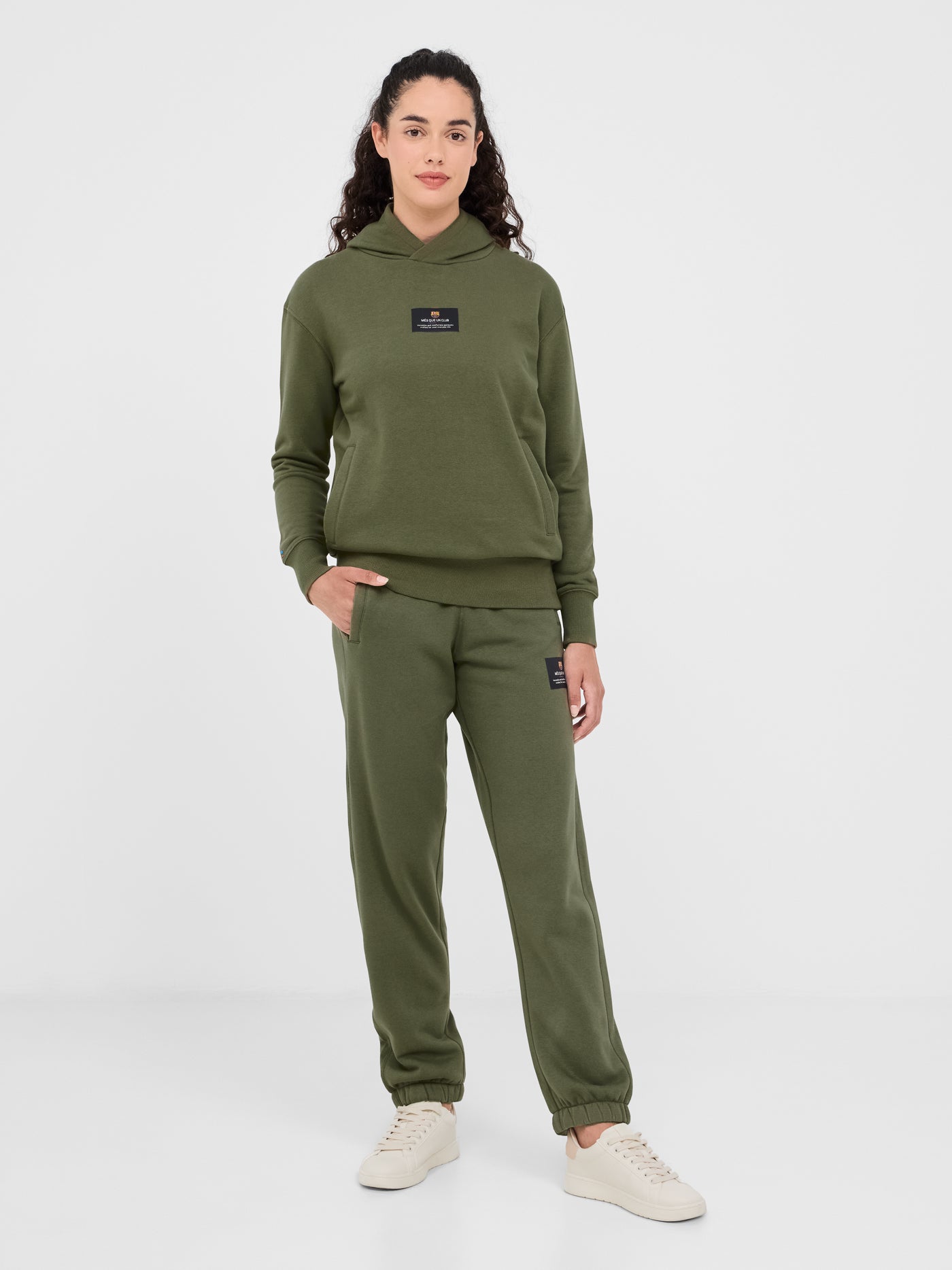 Hoodie khaki Bara - Women