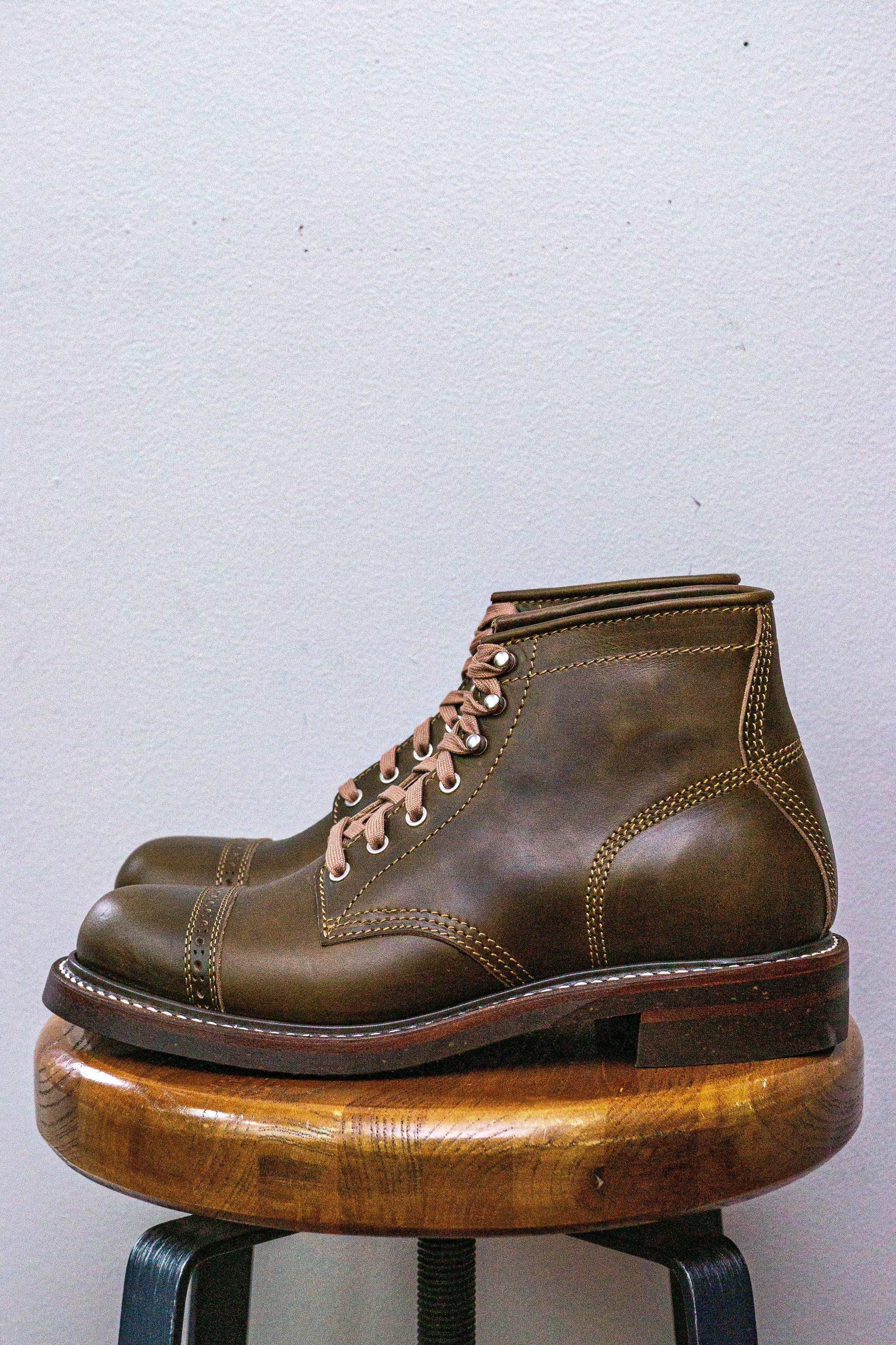 John Lofgren Combat Boot - Dark Olive Chromexcel