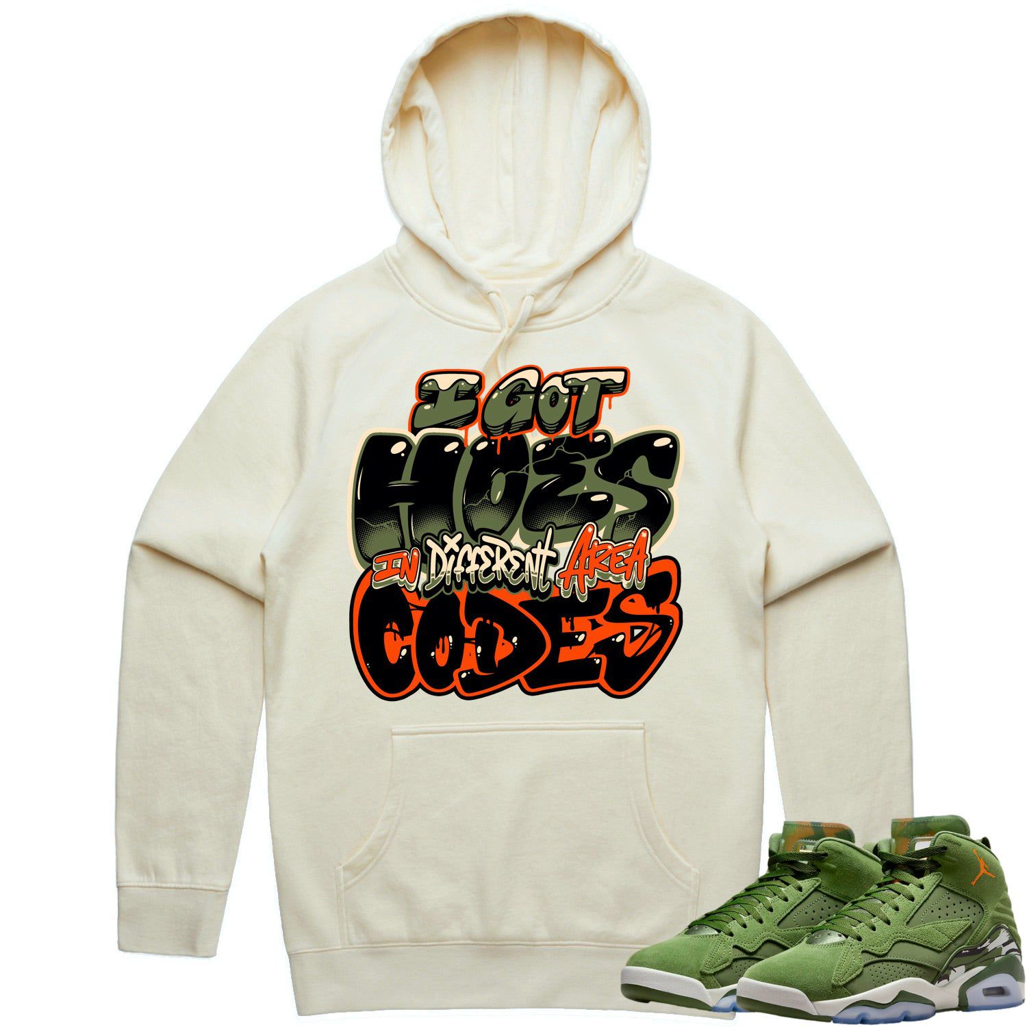 Jordan MVP 678 Sky J Olive Hoodie to Match - CELADON F#CK