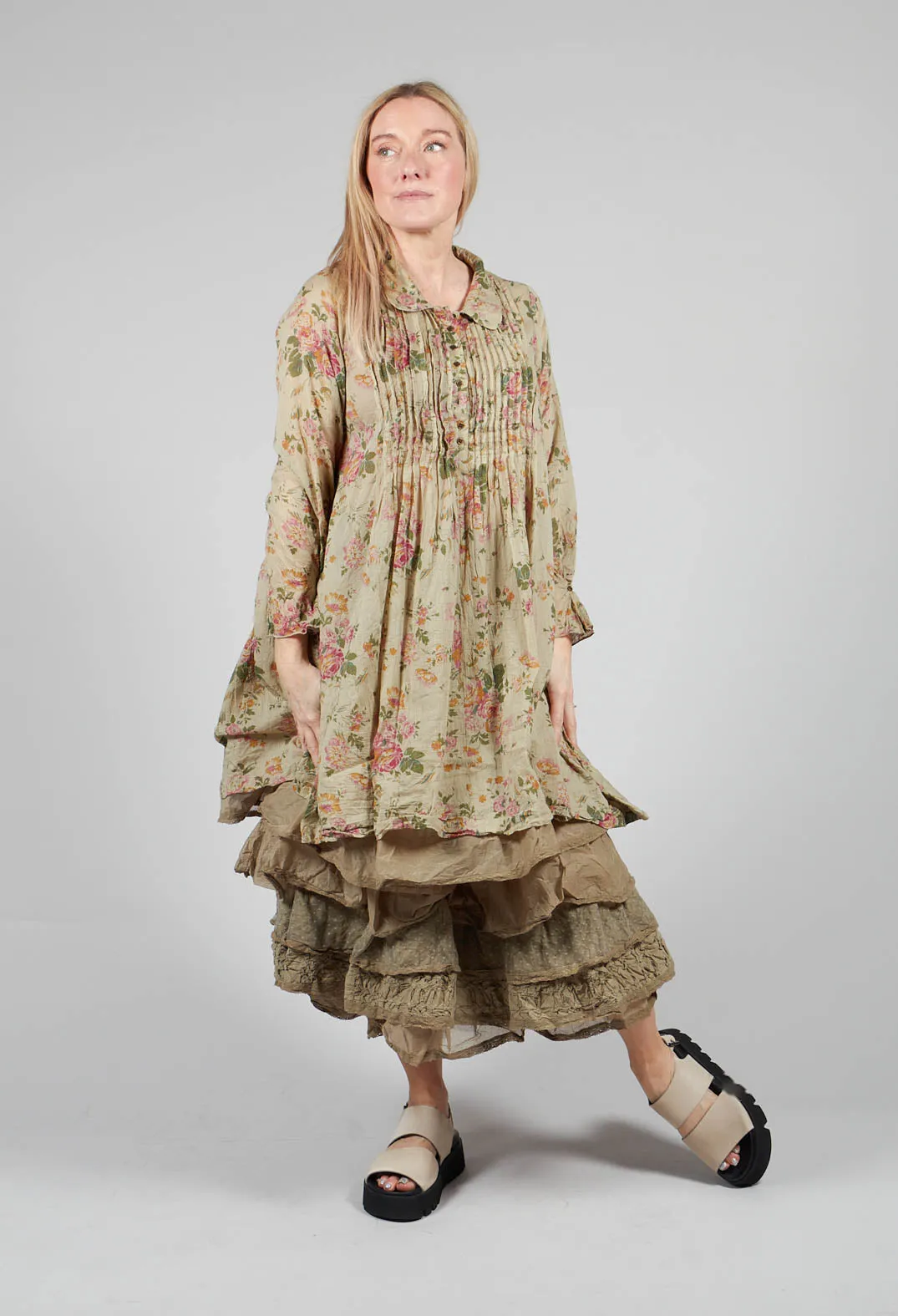 Jujube Tunic in Almond Flowers