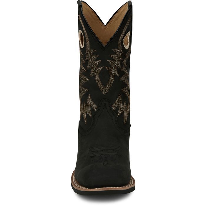 Justin Men's Show Stopper 11-in Western Boot in Black