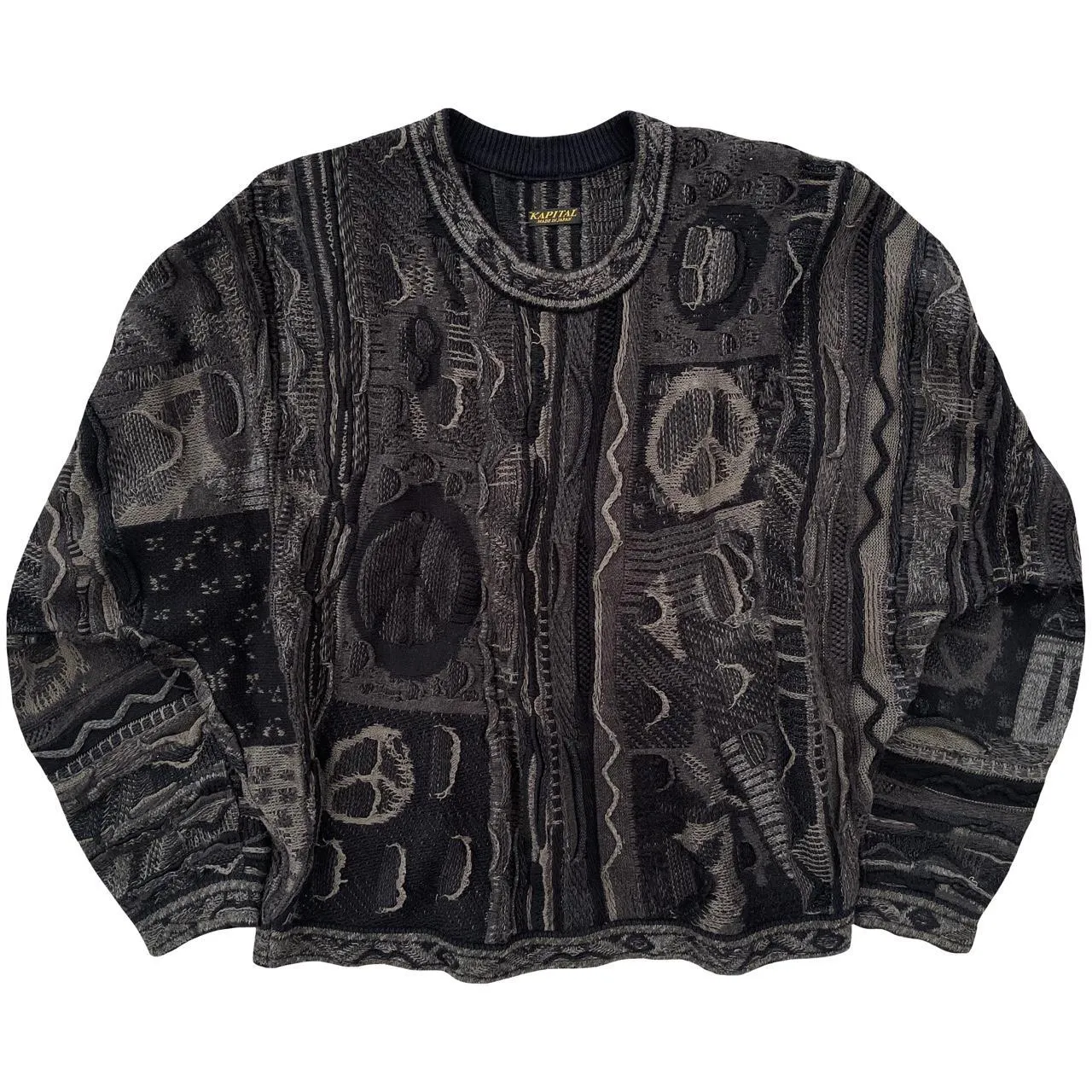 Kapital 7G Boro Gaudy Knit Sweater