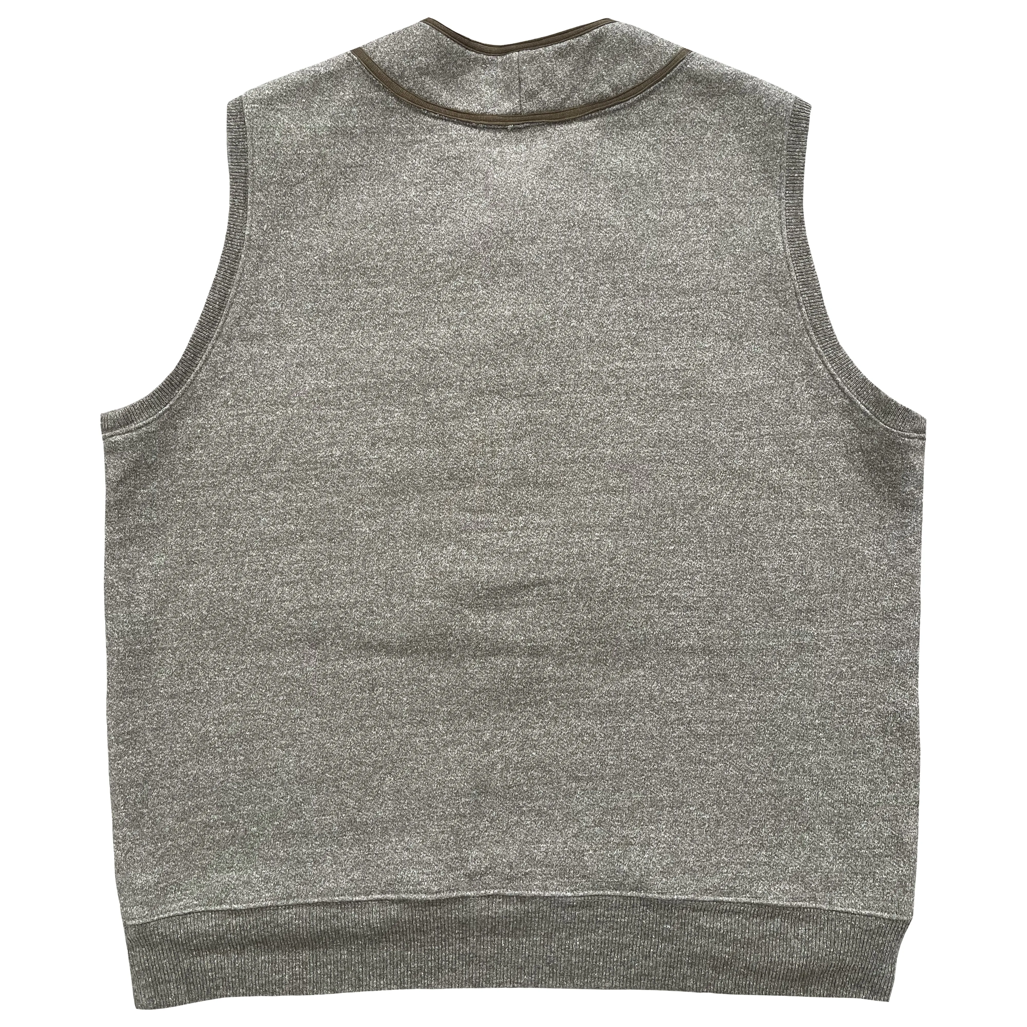 Kapital Great Women Baseball Henley Sweater Vest - XL