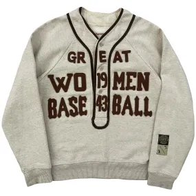 Kapital Great Women Baseball Henley Sweater