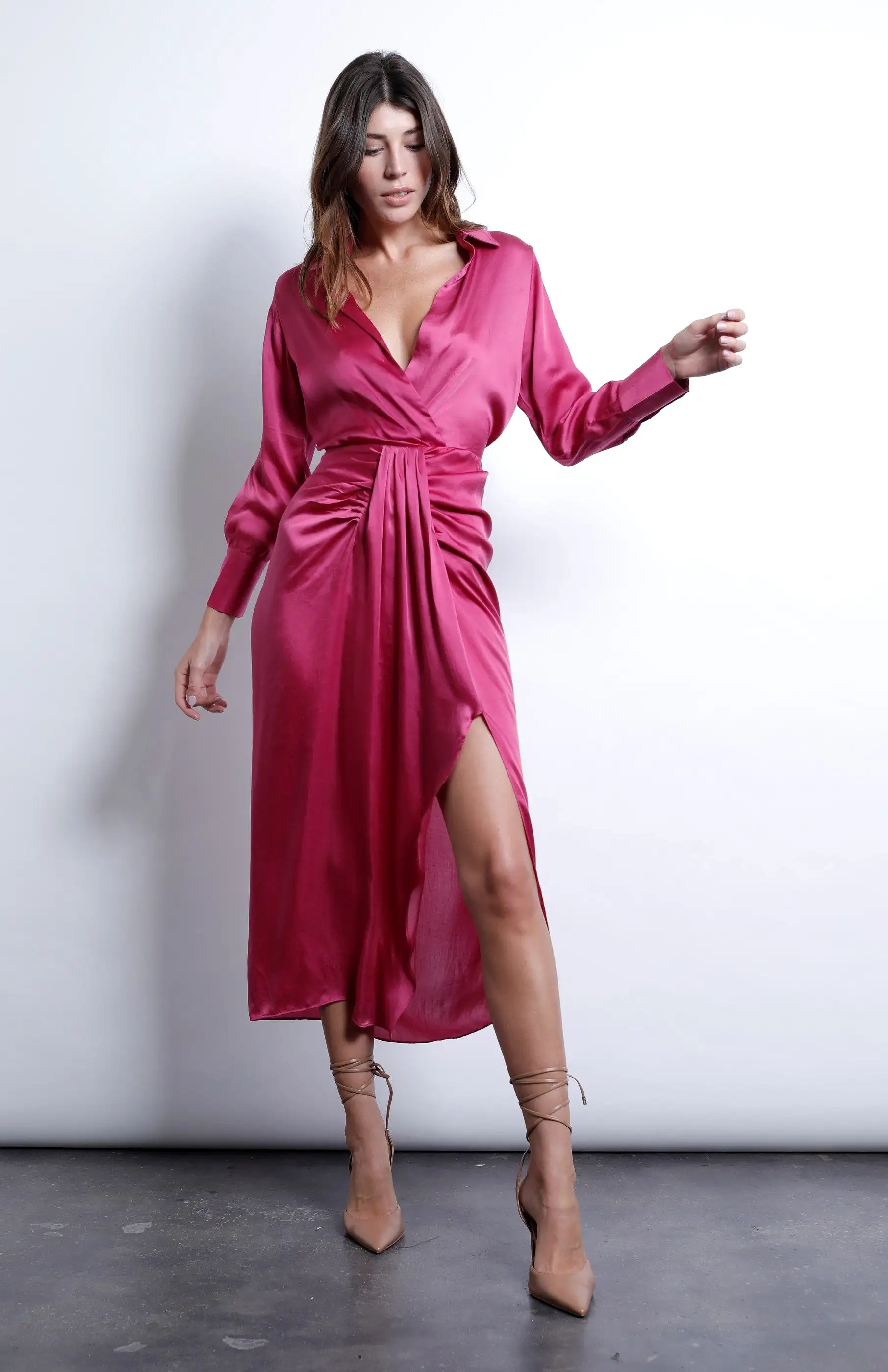 Karina Grimaldi - Willow Midi Dress - Rose