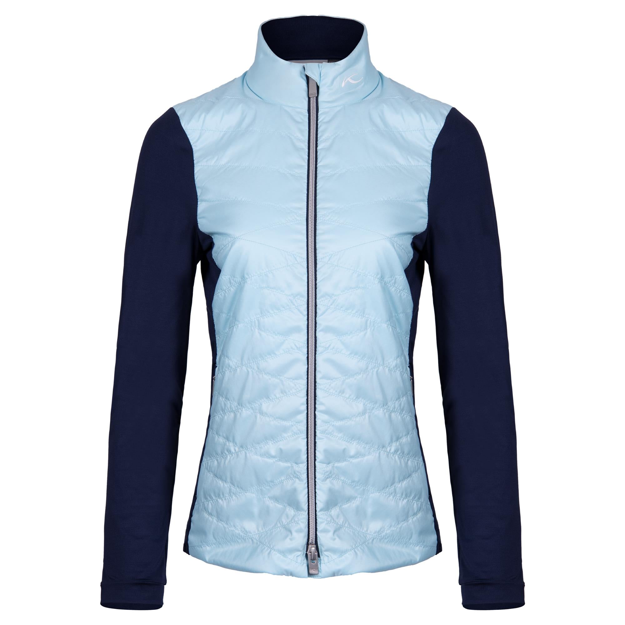 KJUS Retention Ladies Insulated Golf Jacket Icy Blue/Atlanta Blue