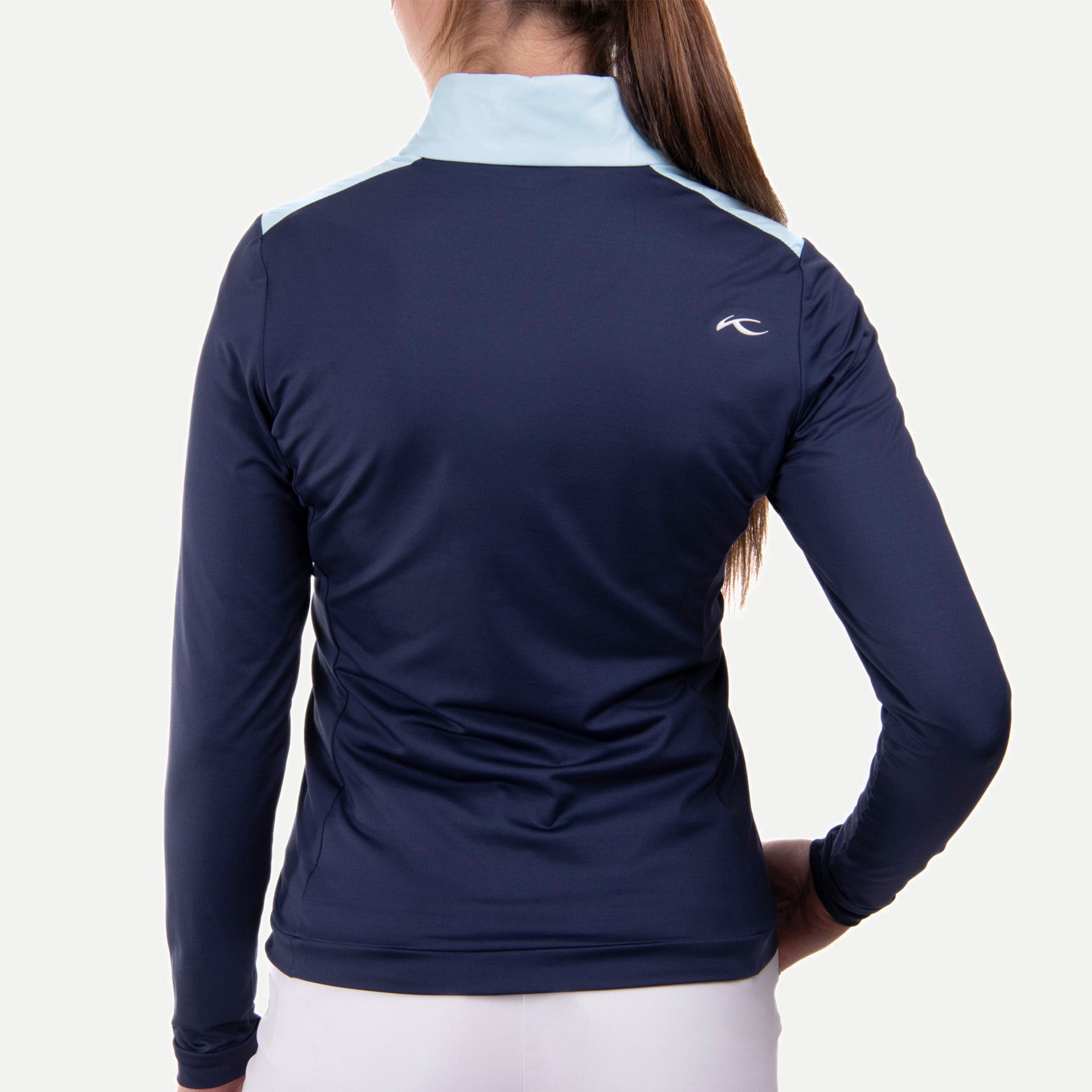 KJUS Retention Ladies Insulated Golf Jacket Icy Blue/Atlanta Blue