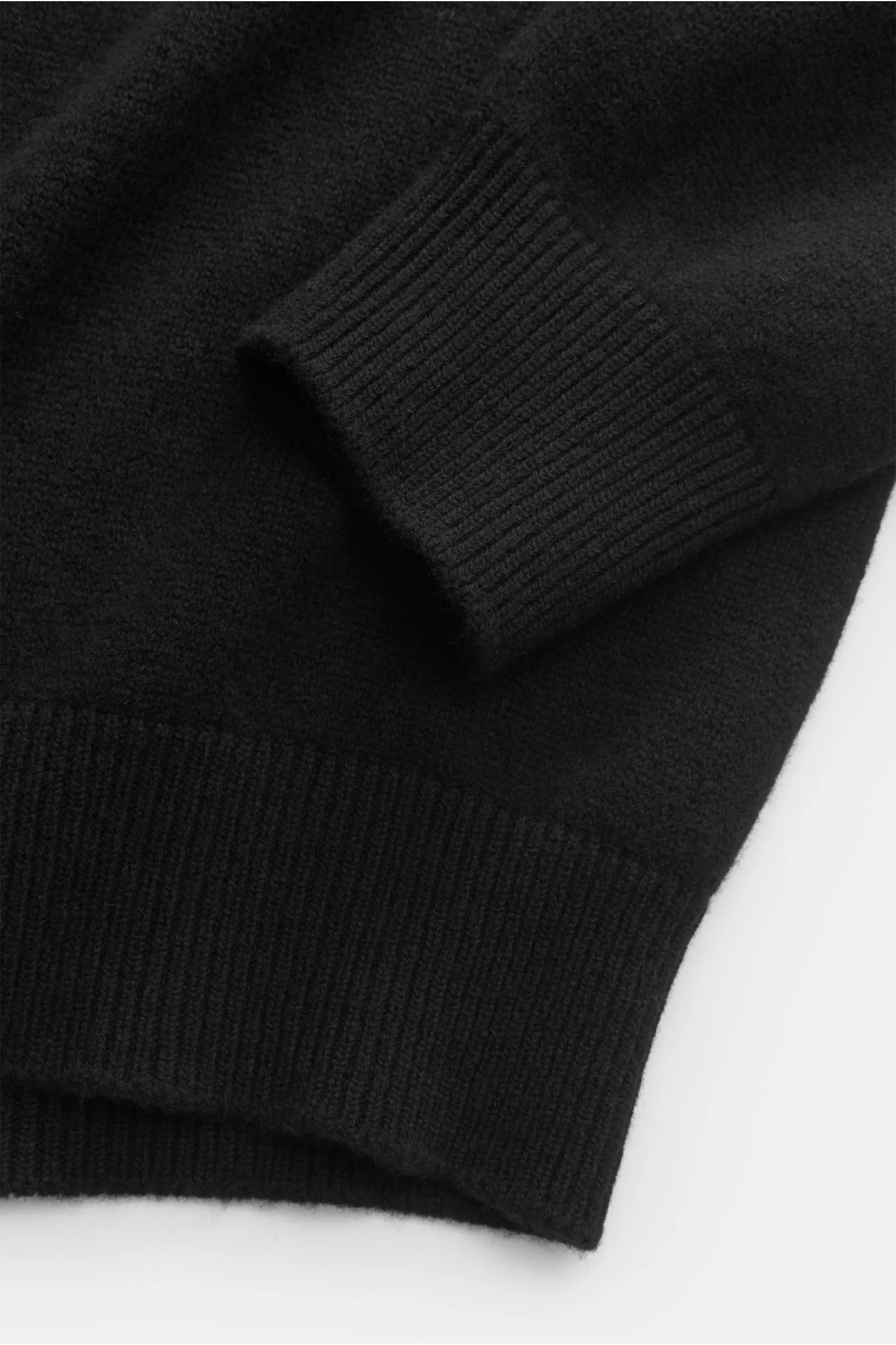 LANEUS turtleneck jumper black