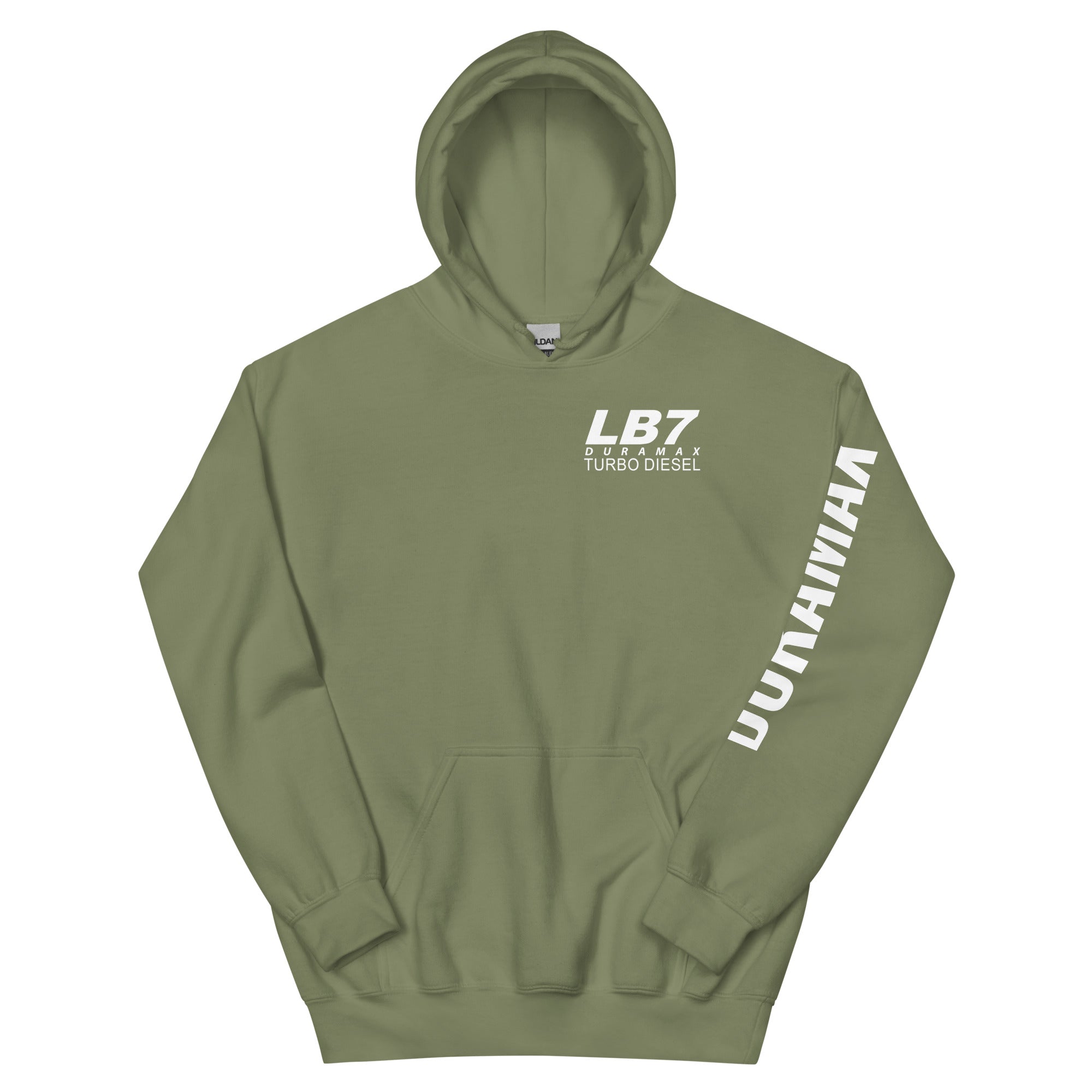 LB7 Duramax Hoodie Pullover Sweatshirt With Sleeve Print