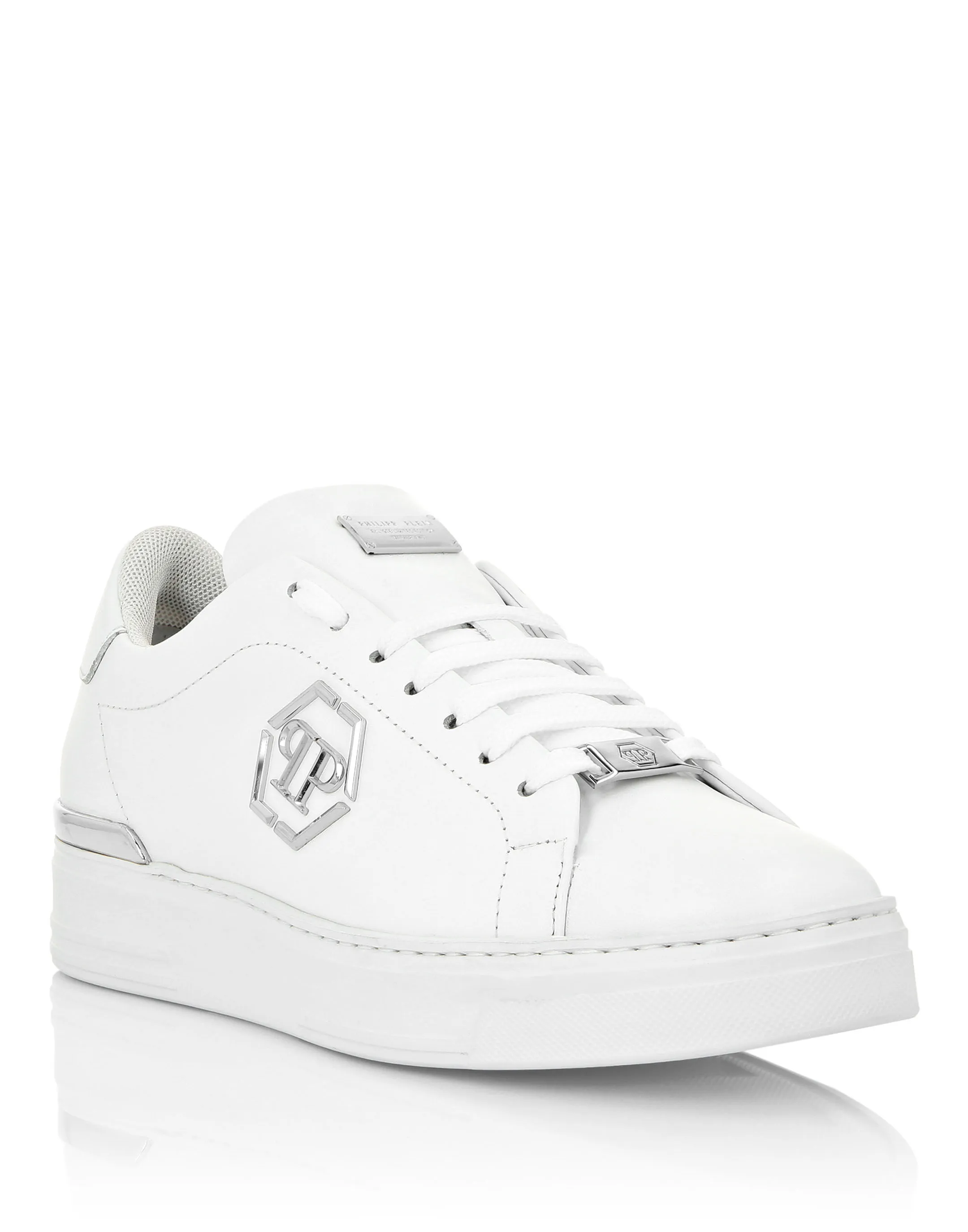 Leather Lo-Top Sneaker Hexagon