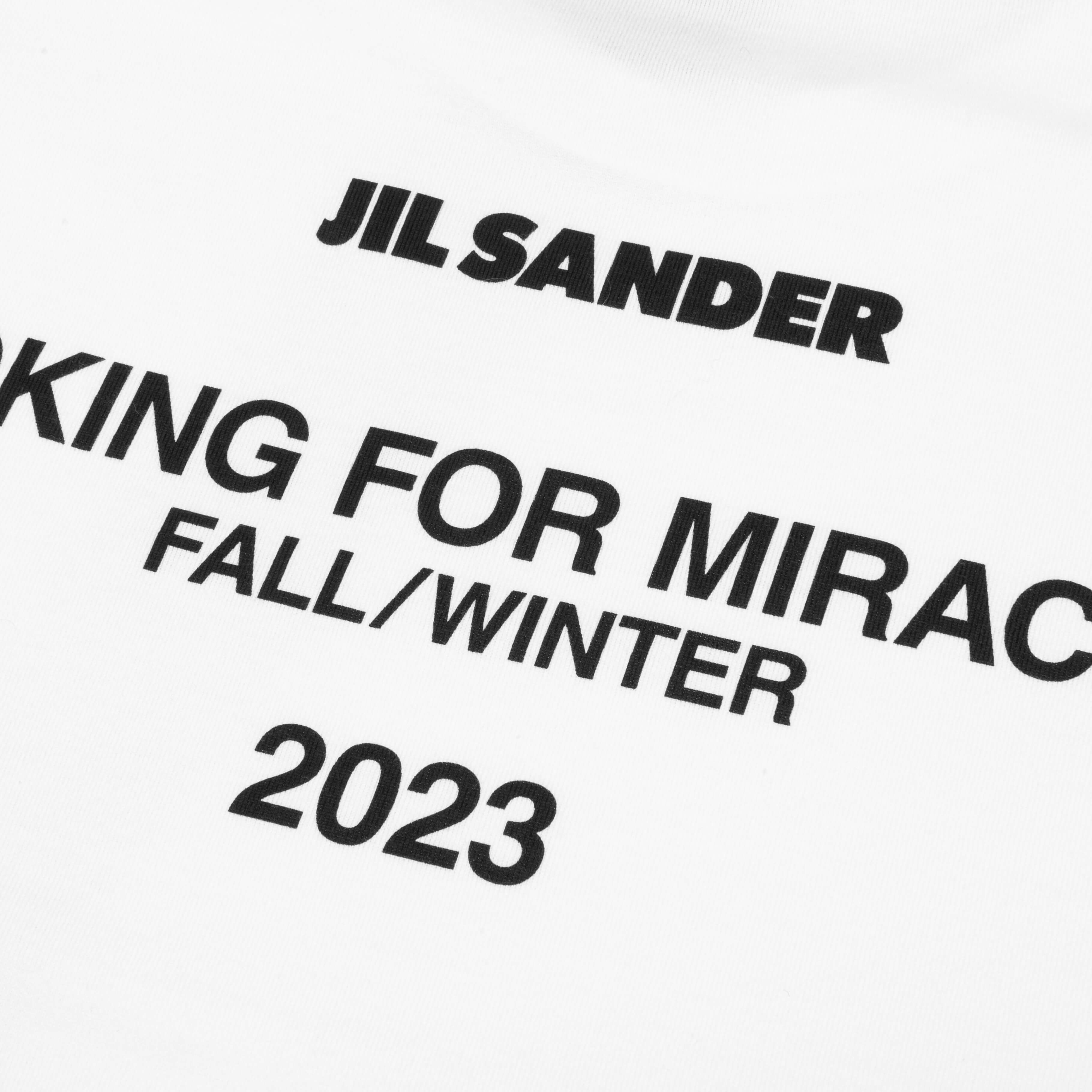 Looking for Miracles Layered Sweater With T-Shirt - Open White