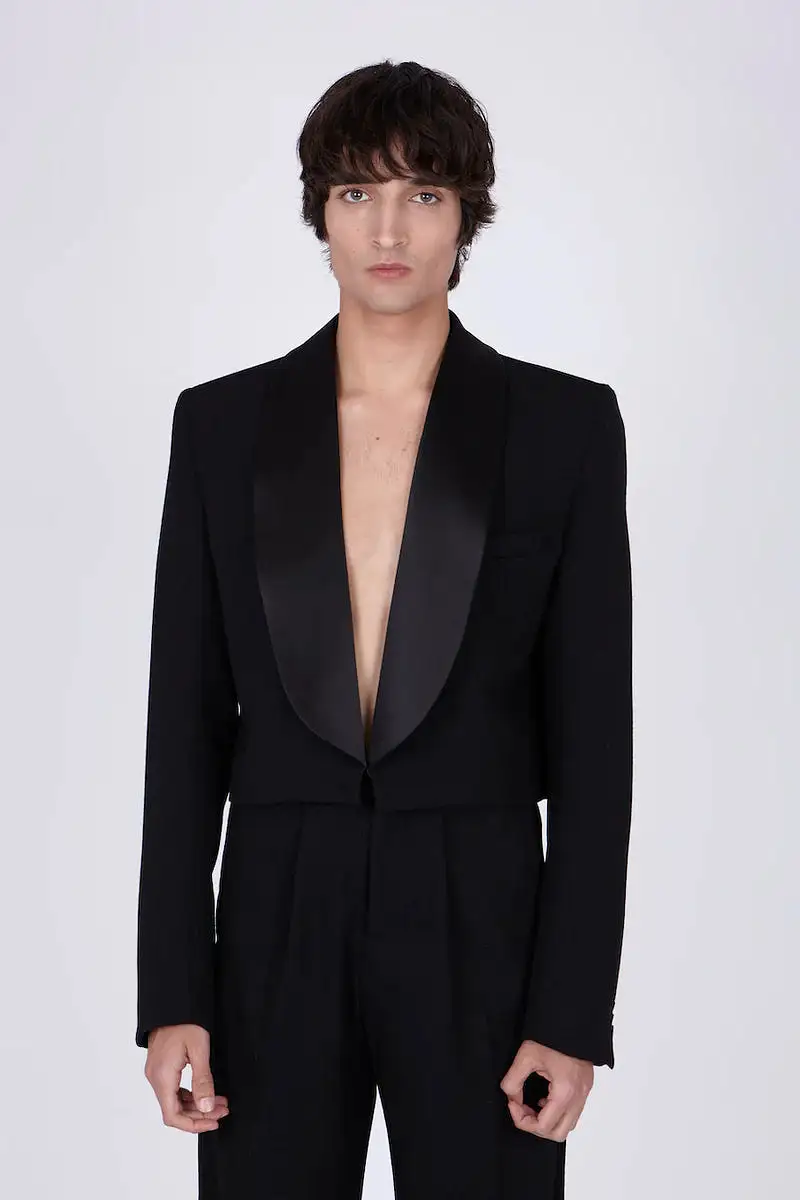 Mans Konomika Suit Jacket black