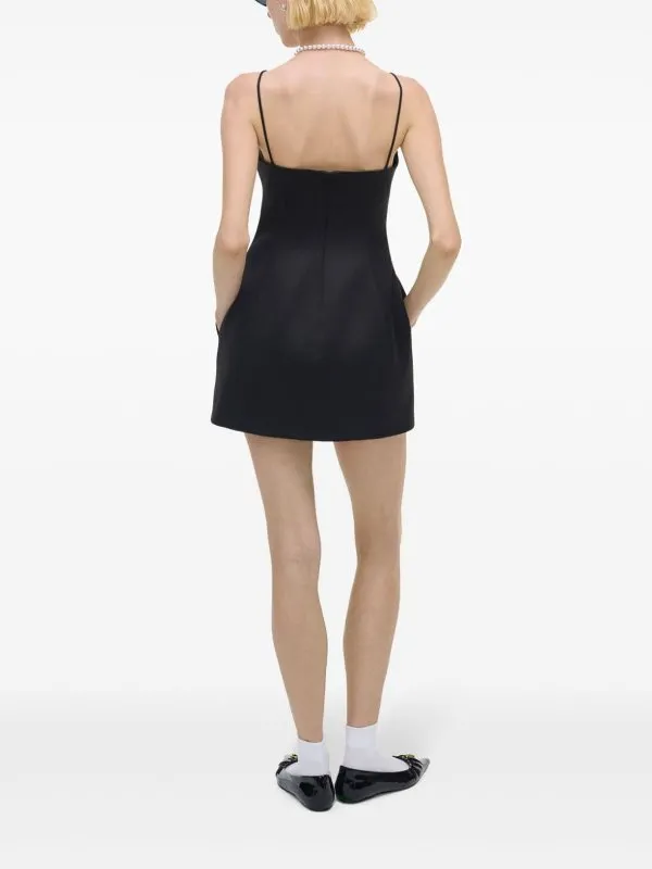 Marc Jacobs Bow Satin Mini Dress