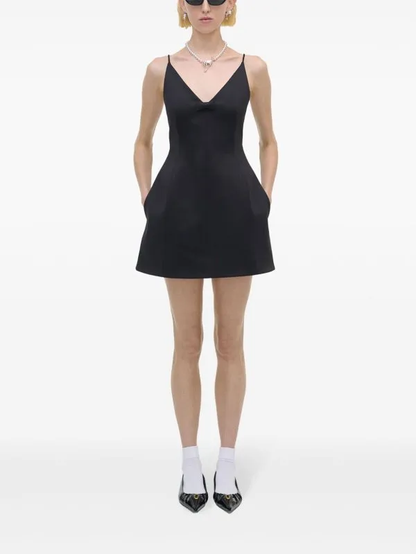 Marc Jacobs Bow Satin Mini Dress