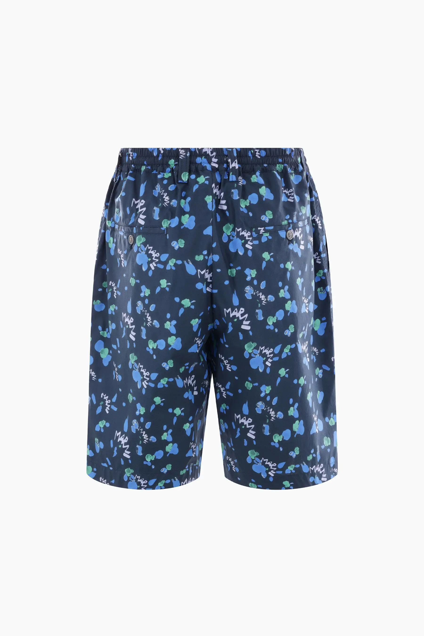 Marni Dripping poplin short pants