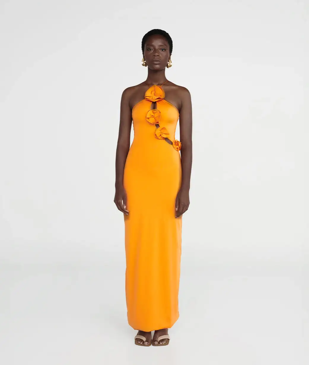 Maygel Coronel - Liri Maxi Dress - Apricot