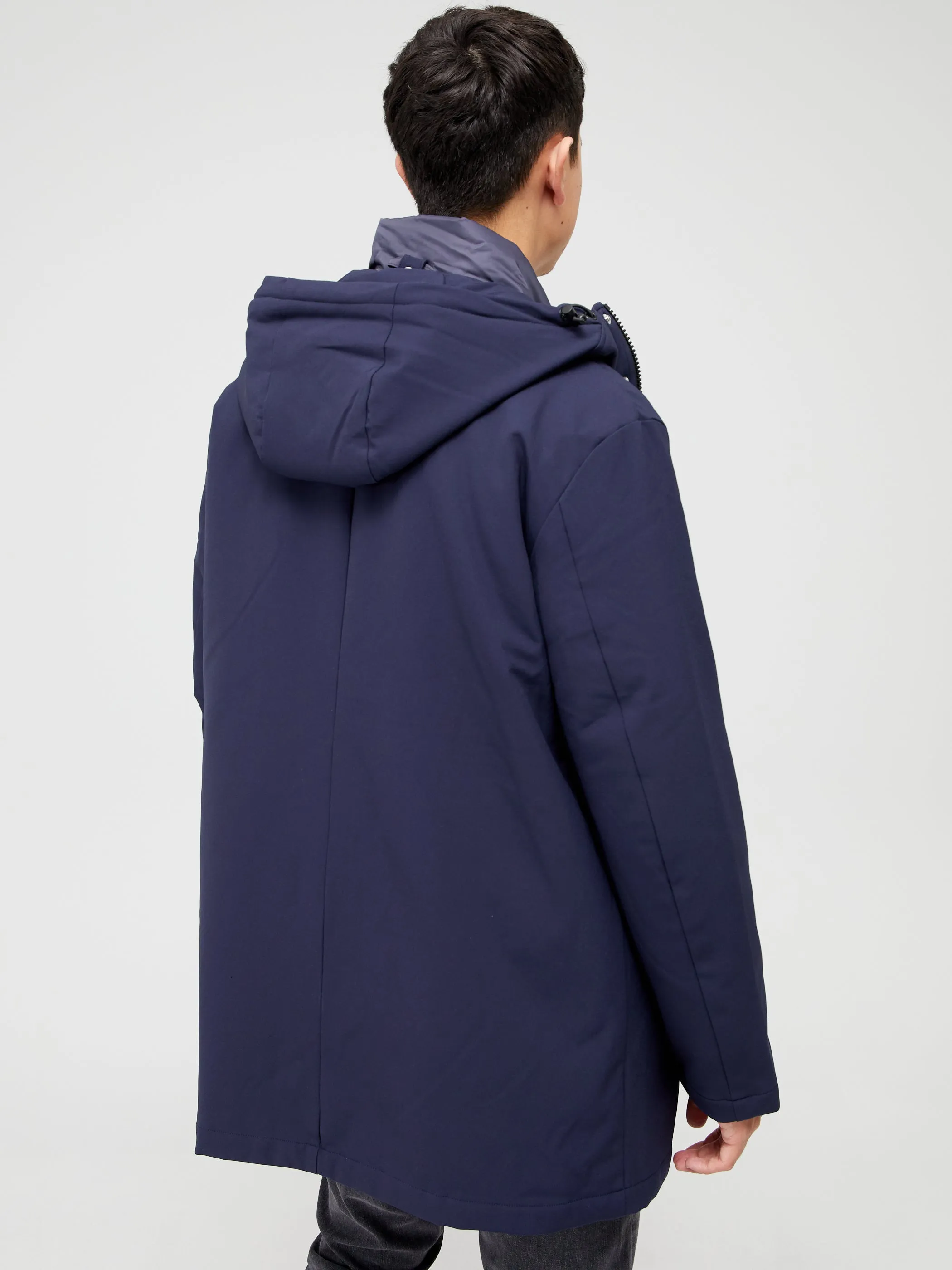 Mens Armani Exchange Parka in Navy