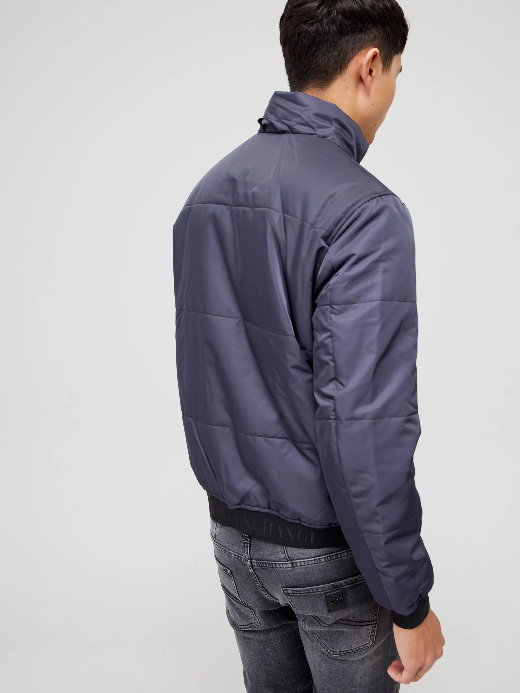 Mens Armani Exchange Parka in Navy