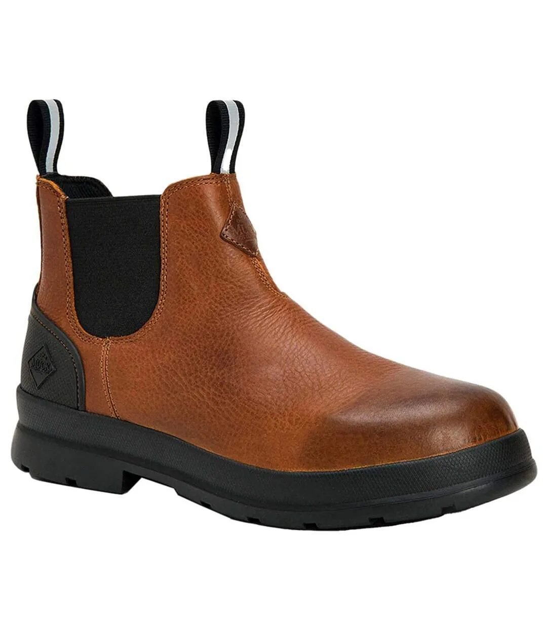 Mens chore farm leather chelsea boots caramel Muck Boots