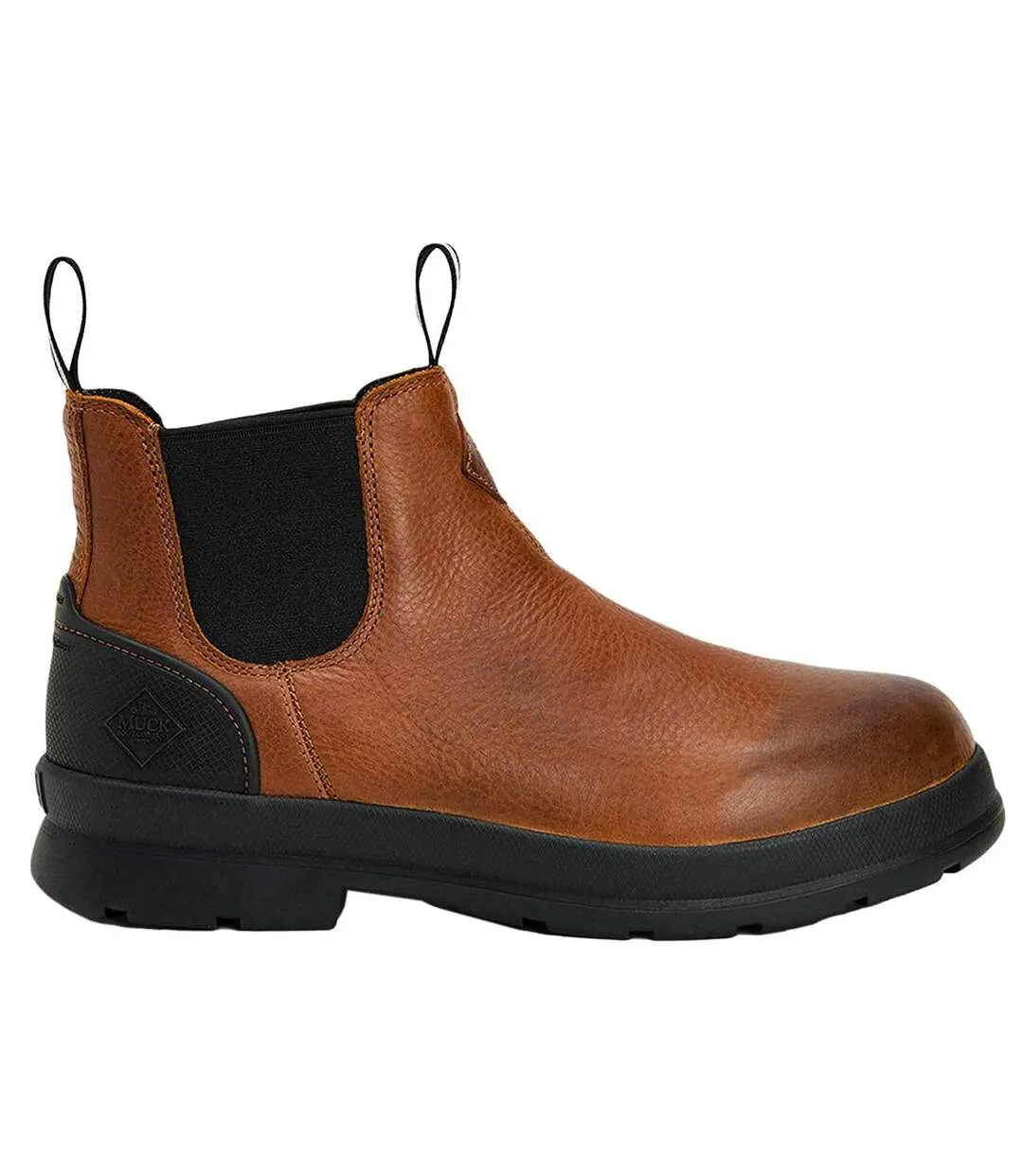 Mens chore farm leather chelsea boots caramel Muck Boots