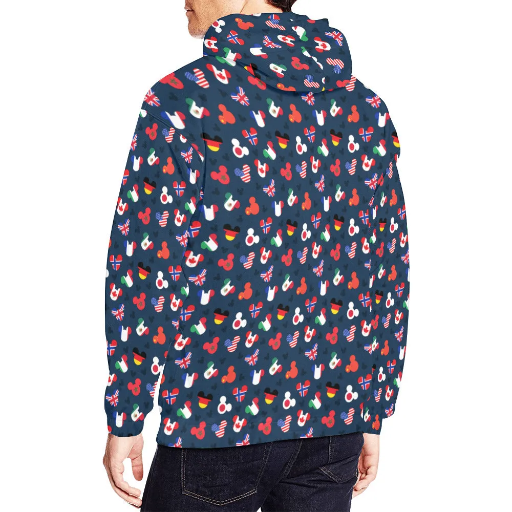 Mickey Flags Hoodie for Men