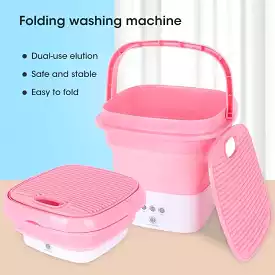 Mini Folding Washing Machine For Clothes With Bucket Washing EJ-80022