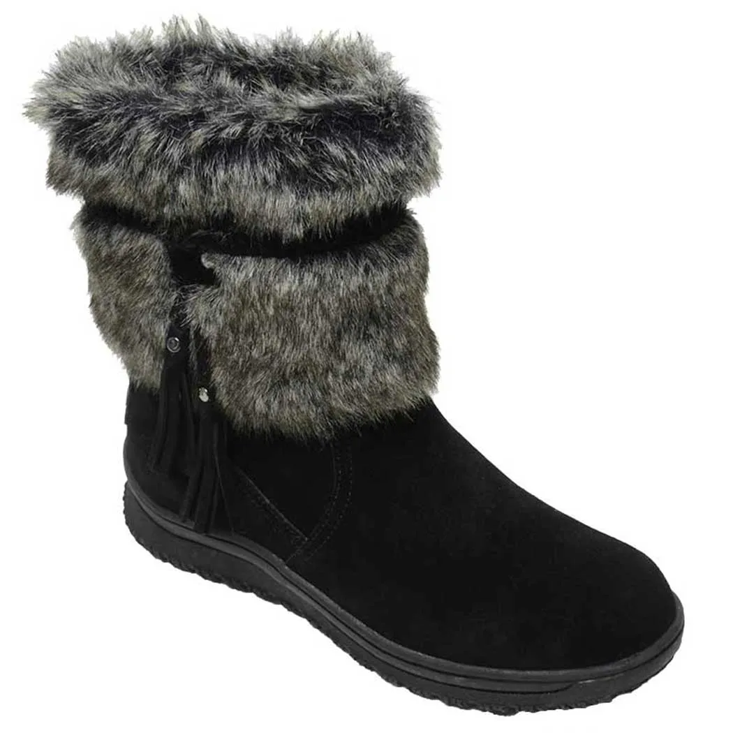 Minnetonka Everett Boot Black (Women's)