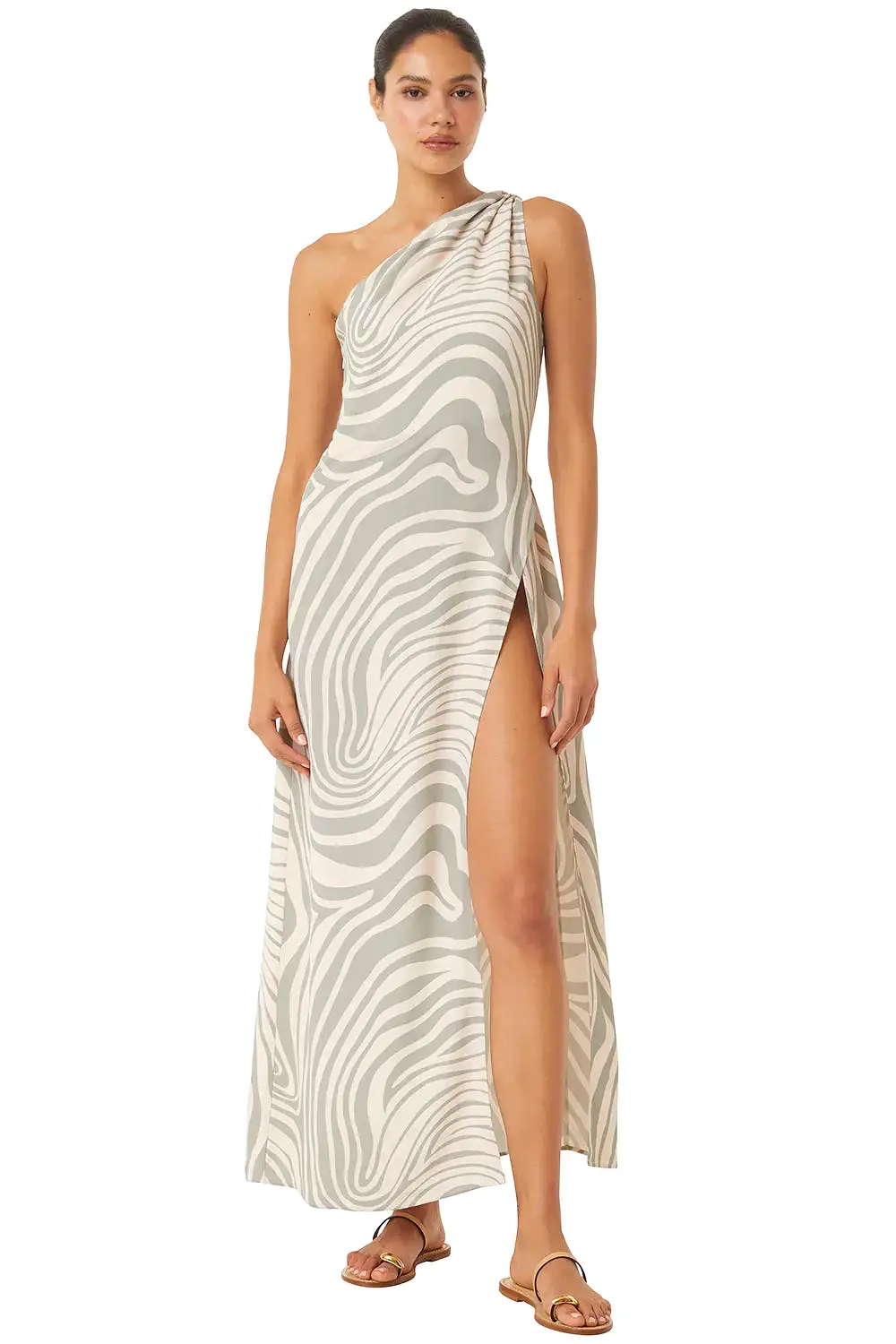 Misa - Persephone Dress - Zebra Abstract