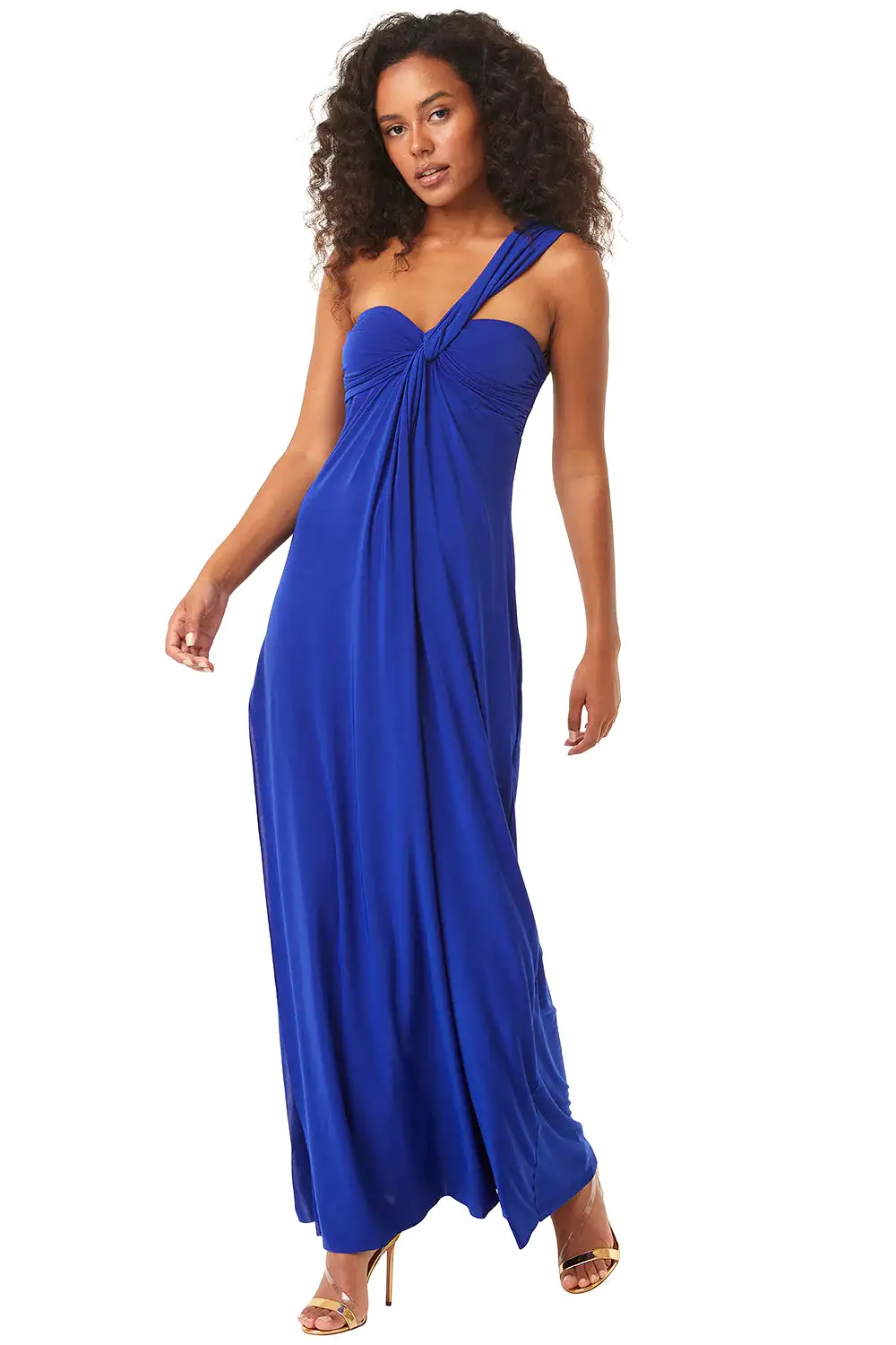 Misa - Thora Dress - Cobalt Blue Venezia