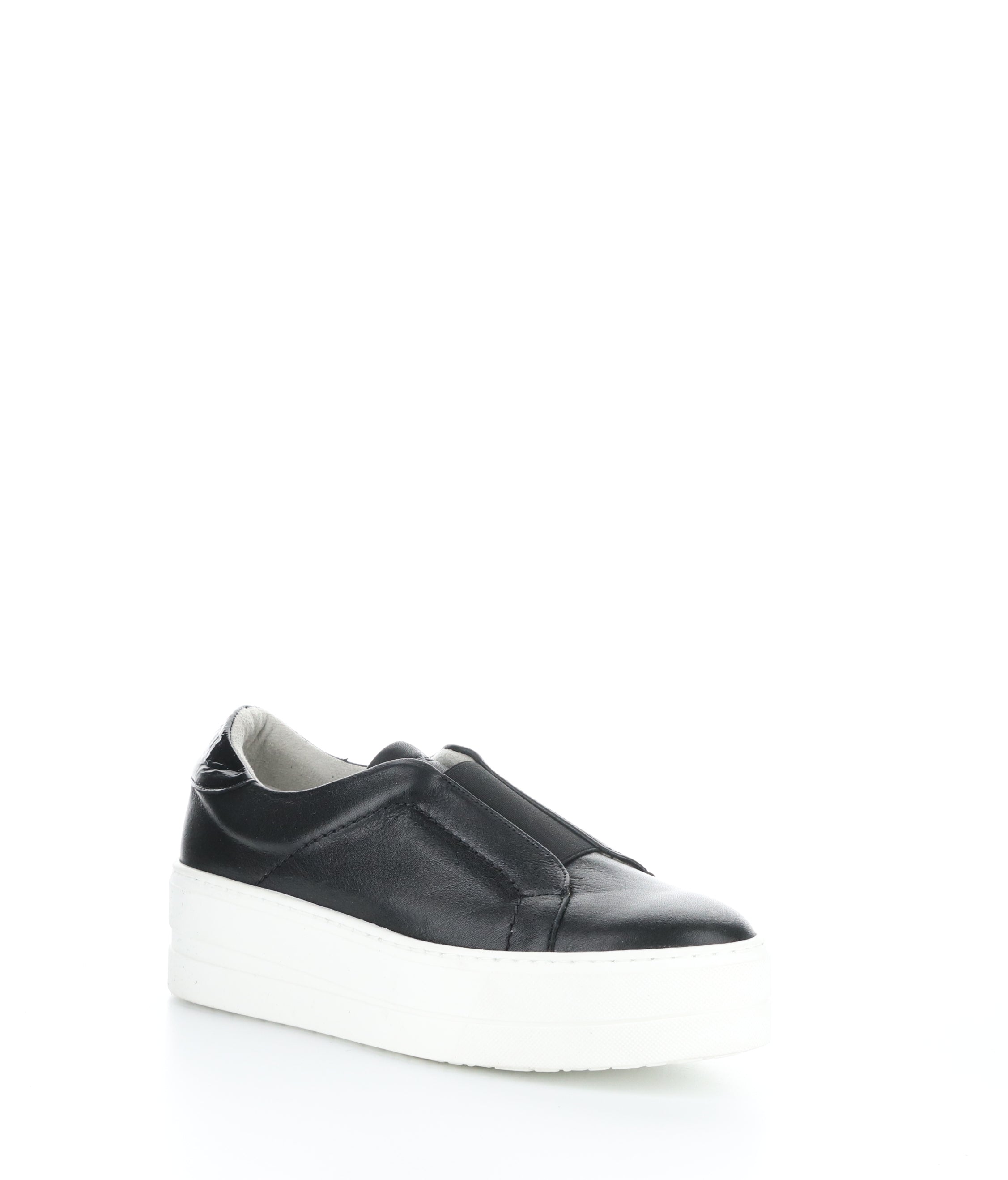 MONA BLACK Elasticated Shoes