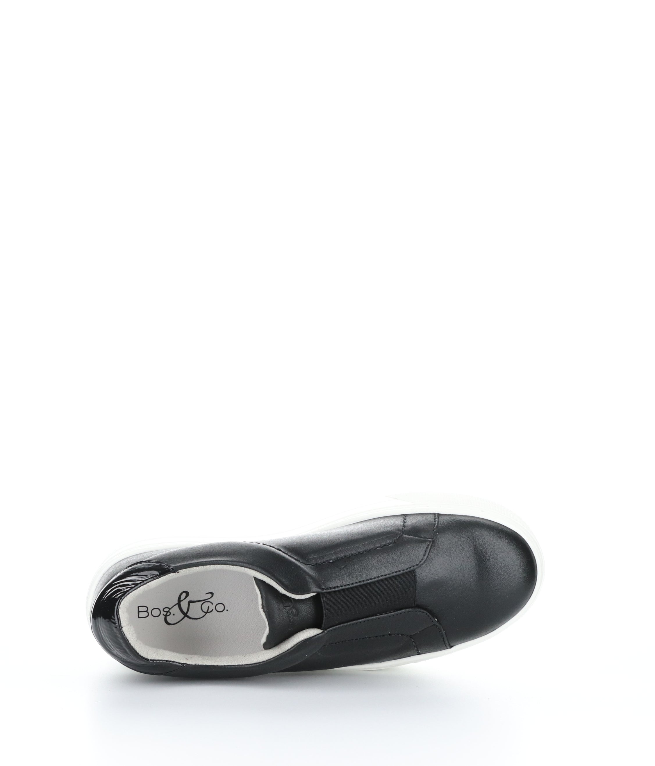 MONA BLACK Elasticated Shoes